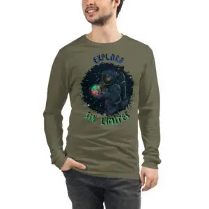 Camiseta Manga Larga Unisex BLACK SPACE