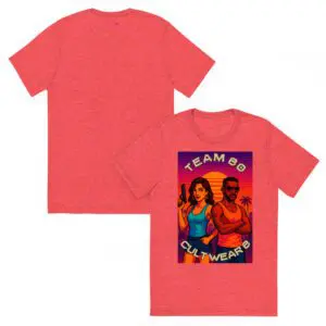 Camiseta Manga Corta Triblend Unisex Pixel Art Team 80