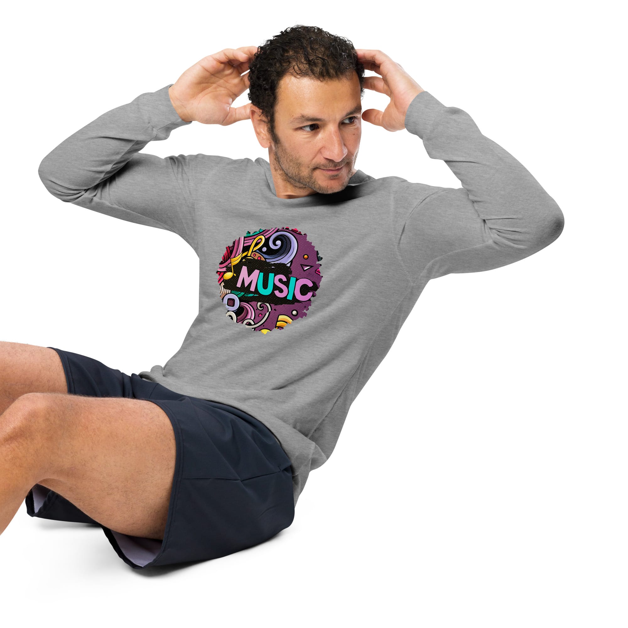 Camiseta Manga Larga Unisex Music Pixel Art - Imagen 28