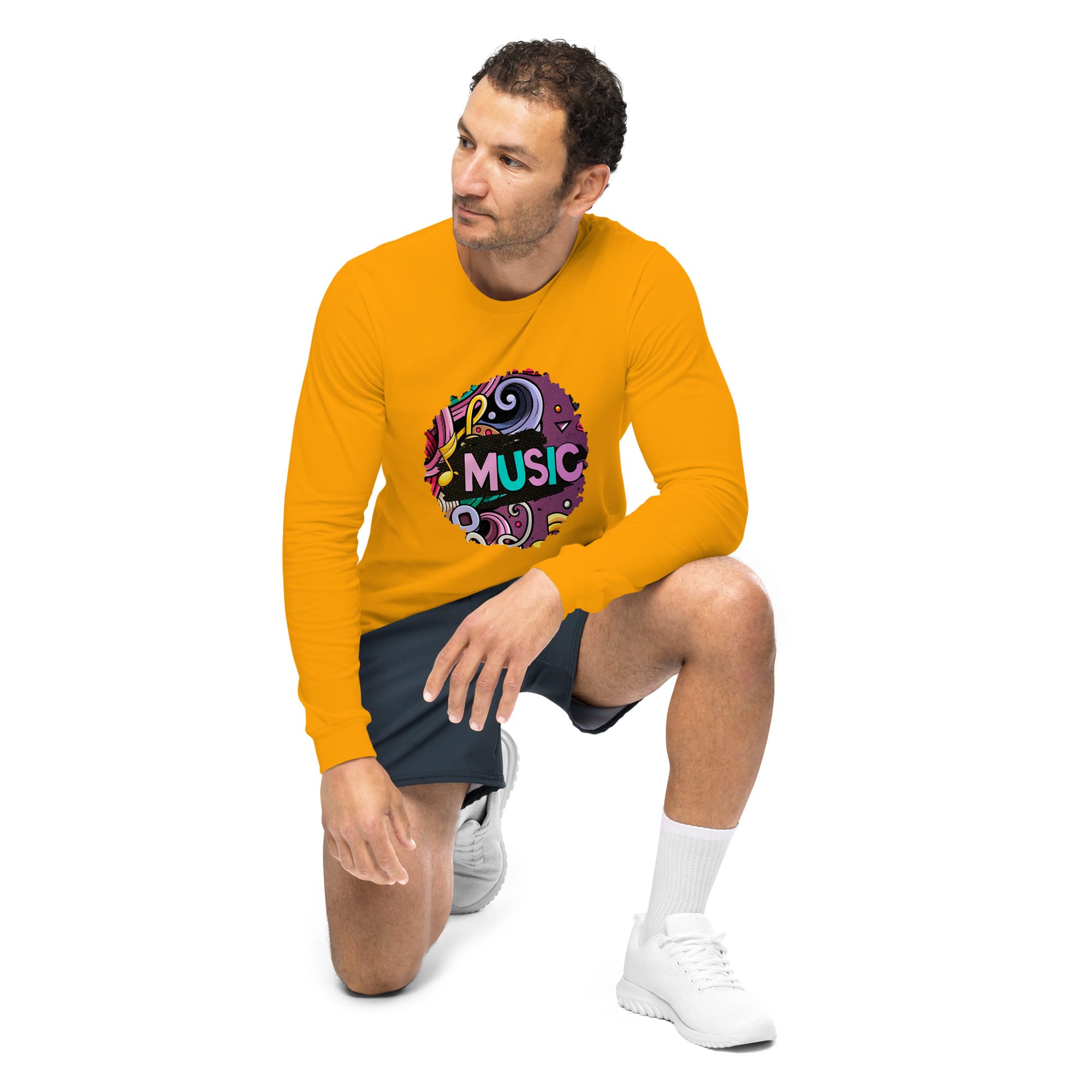 Camiseta Manga Larga Unisex Music Pixel Art - Imagen 23