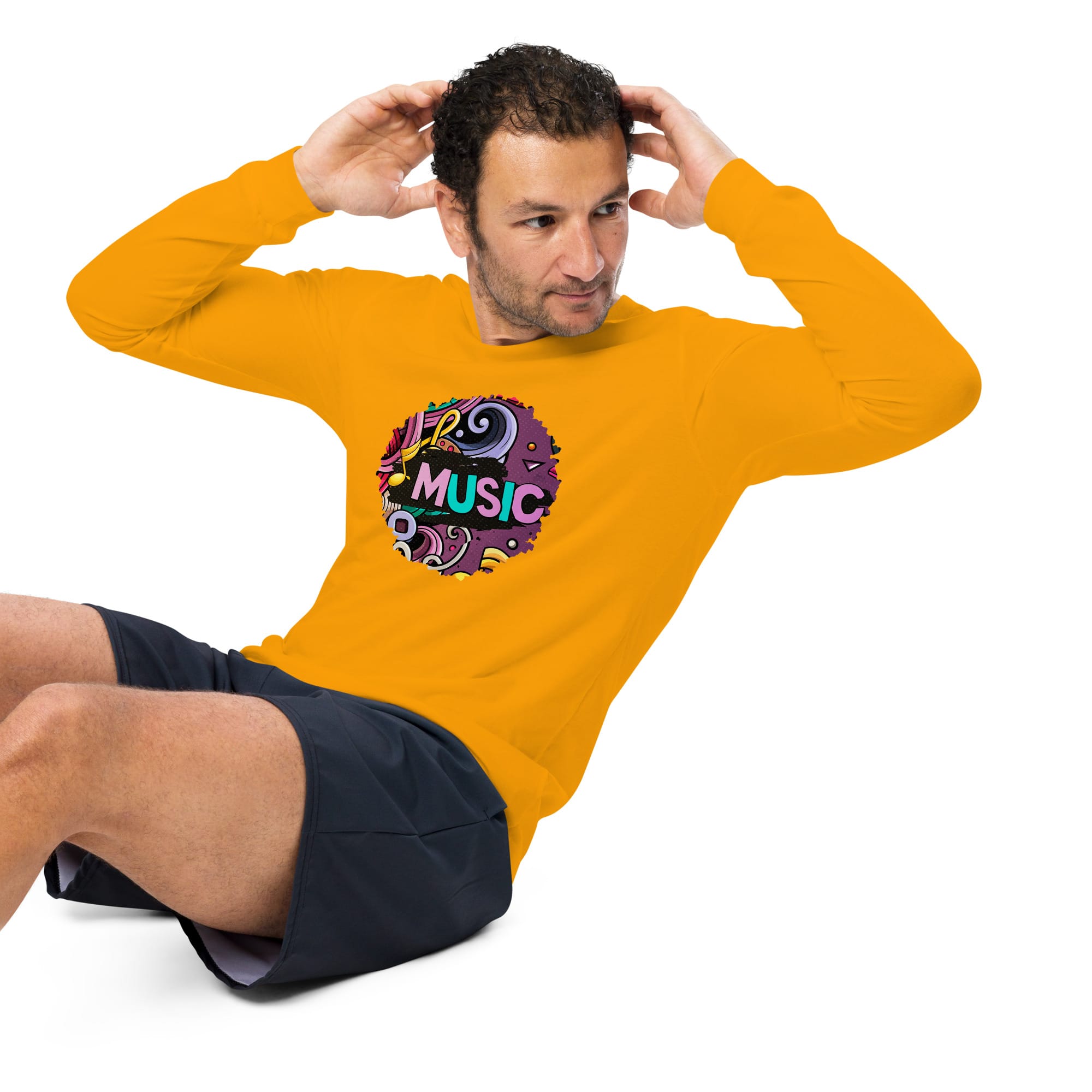 Camiseta Manga Larga Unisex Music Pixel Art - Imagen 25