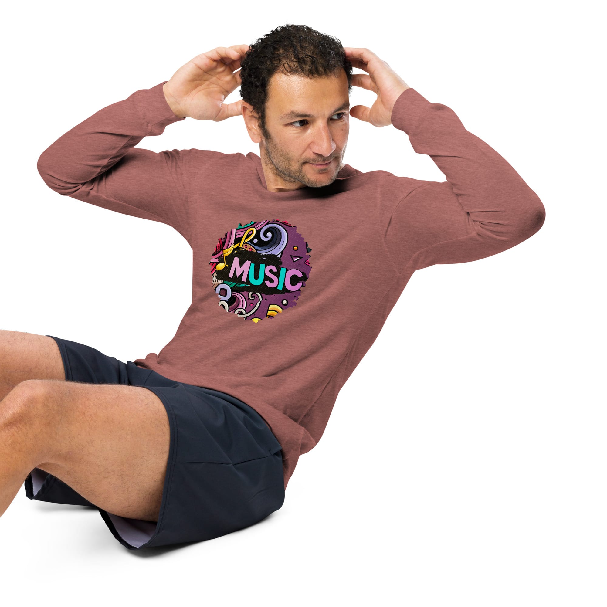 Camiseta Manga Larga Unisex Music Pixel Art - Imagen 19