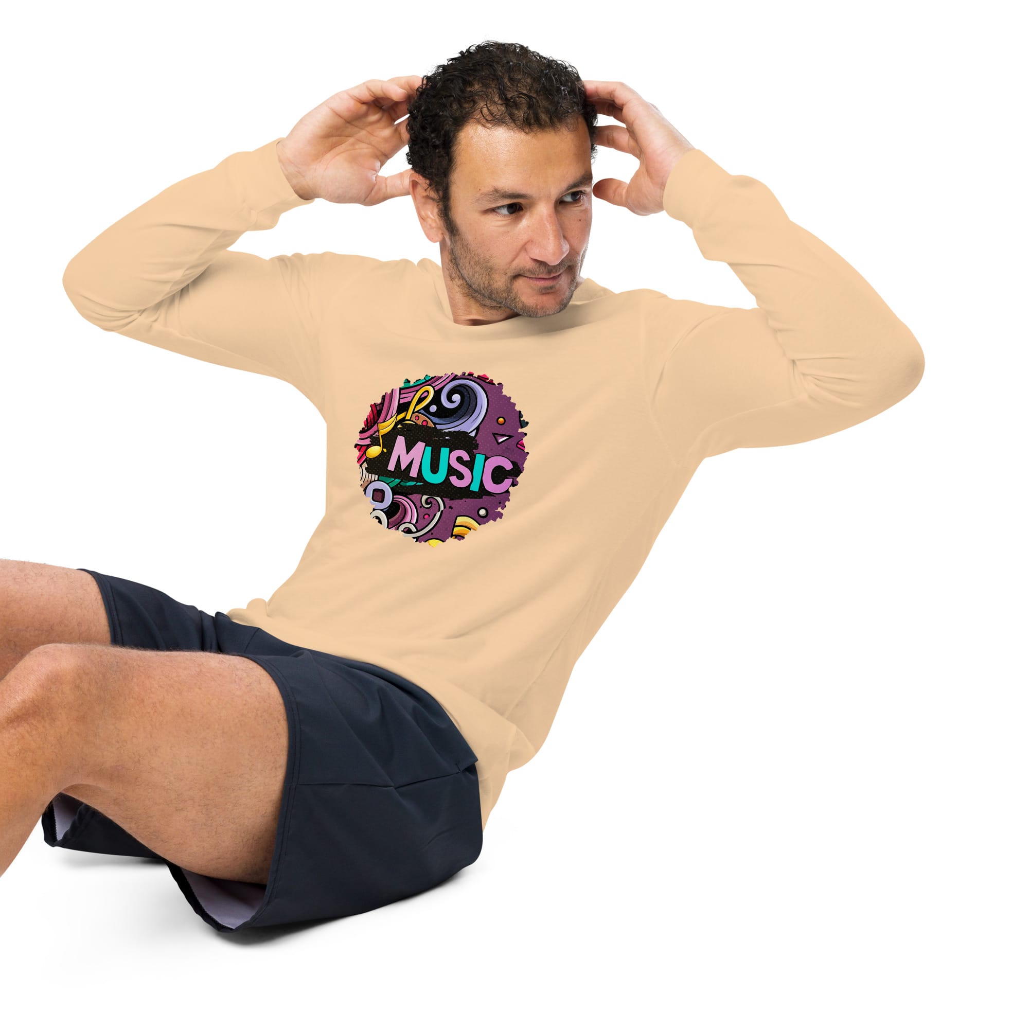 Camiseta Manga Larga Unisex Music Pixel Art - Imagen 31