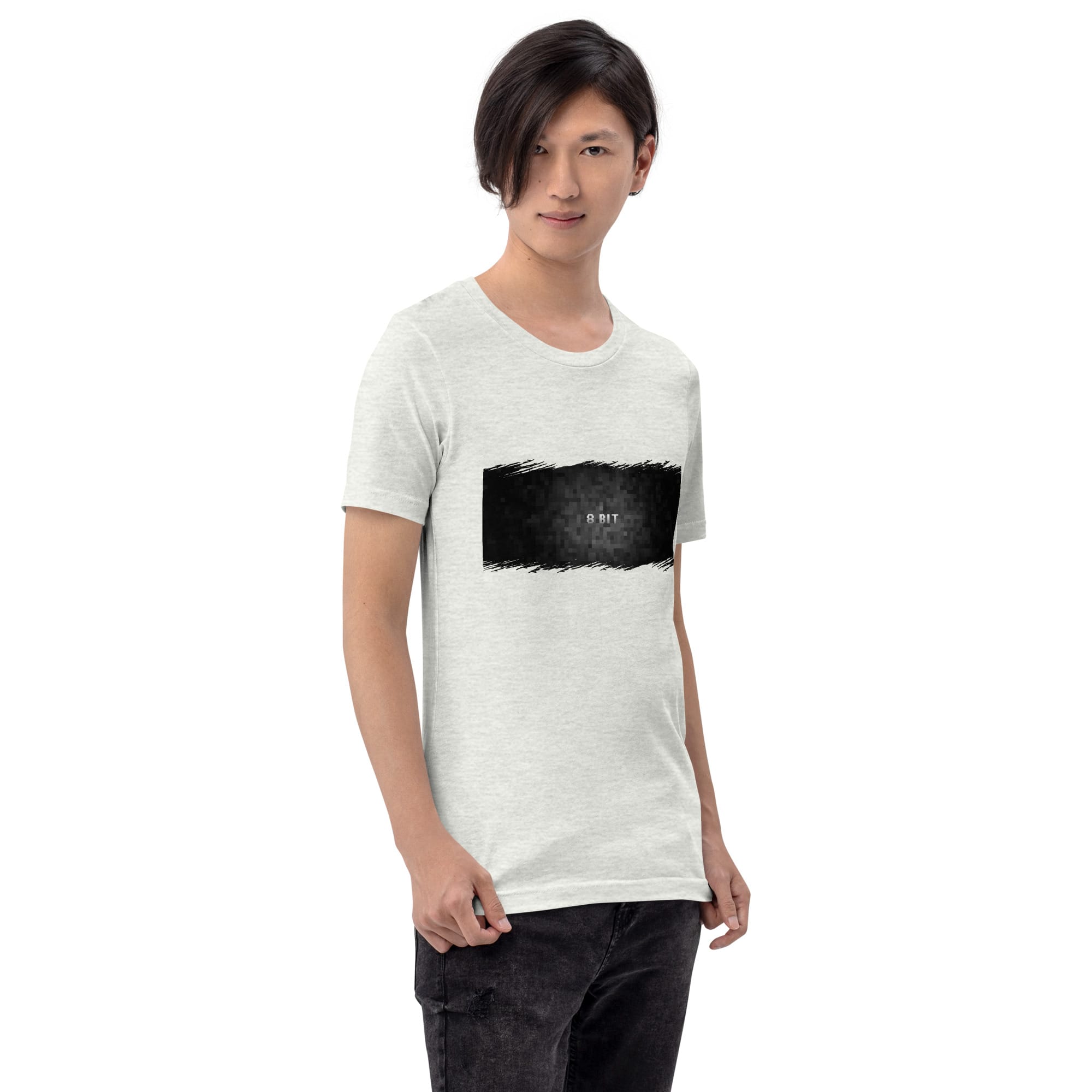 Camiseta de Manga Corta Unisex 8 BIT Black & White - Imagen 45