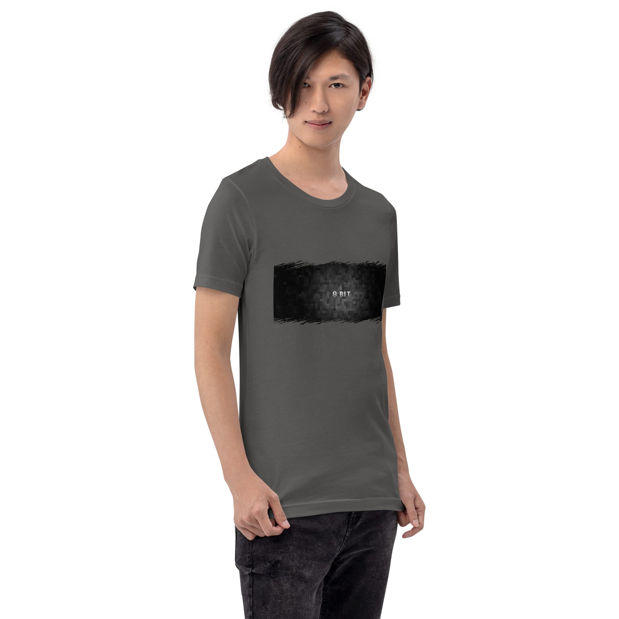 Camiseta de Manga Corta Unisex 8 BIT Black & White - Imagen 35