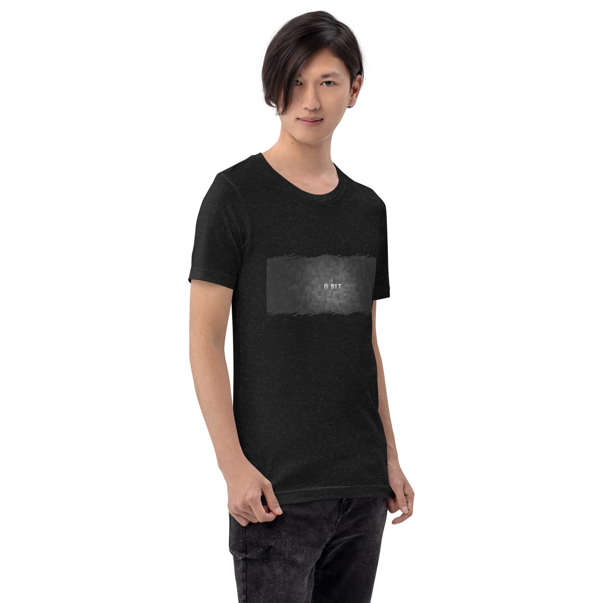 Camiseta de Manga Corta Unisex 8 BIT Black & White - Imagen 5