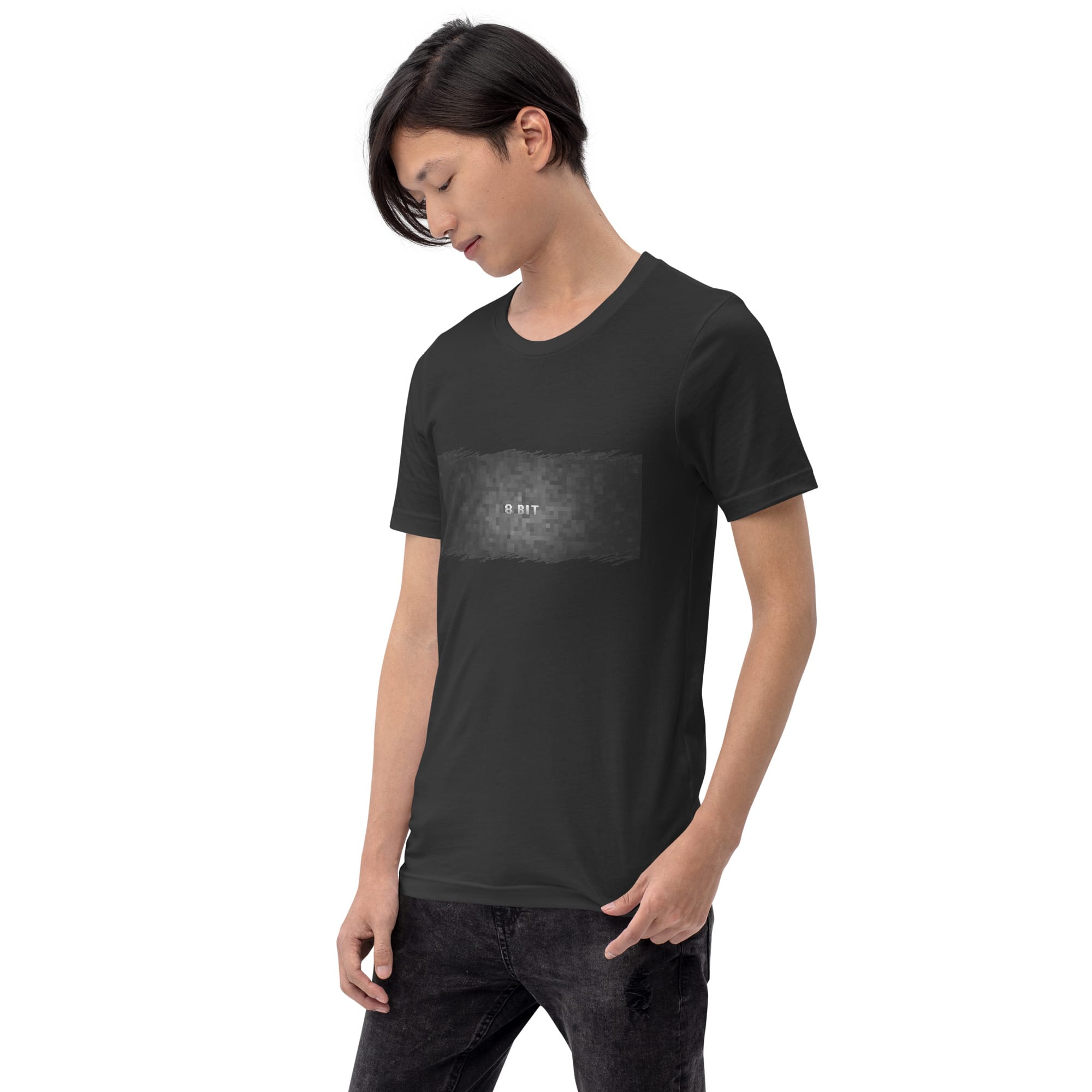 Camiseta de Manga Corta Unisex 8 BIT Black & White - Imagen 24