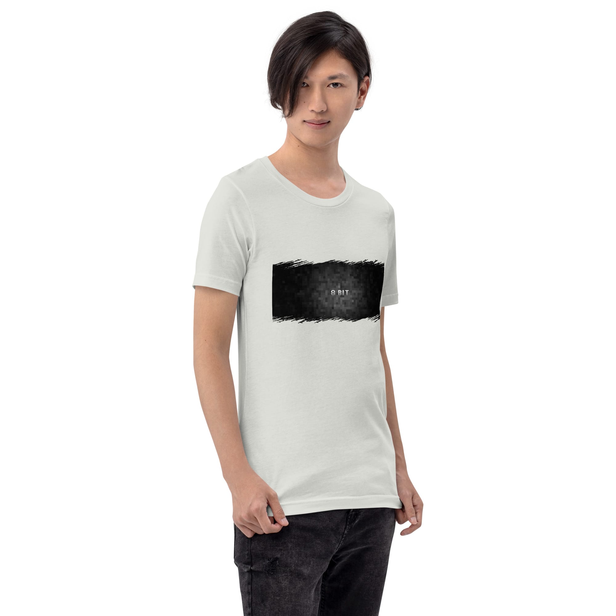 Camiseta de Manga Corta Unisex 8 BIT Black & White - Imagen 40