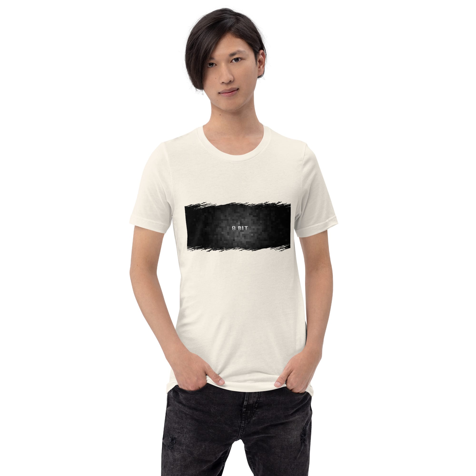 Camiseta de Manga Corta Unisex 8 BIT Black & White - Imagen 52