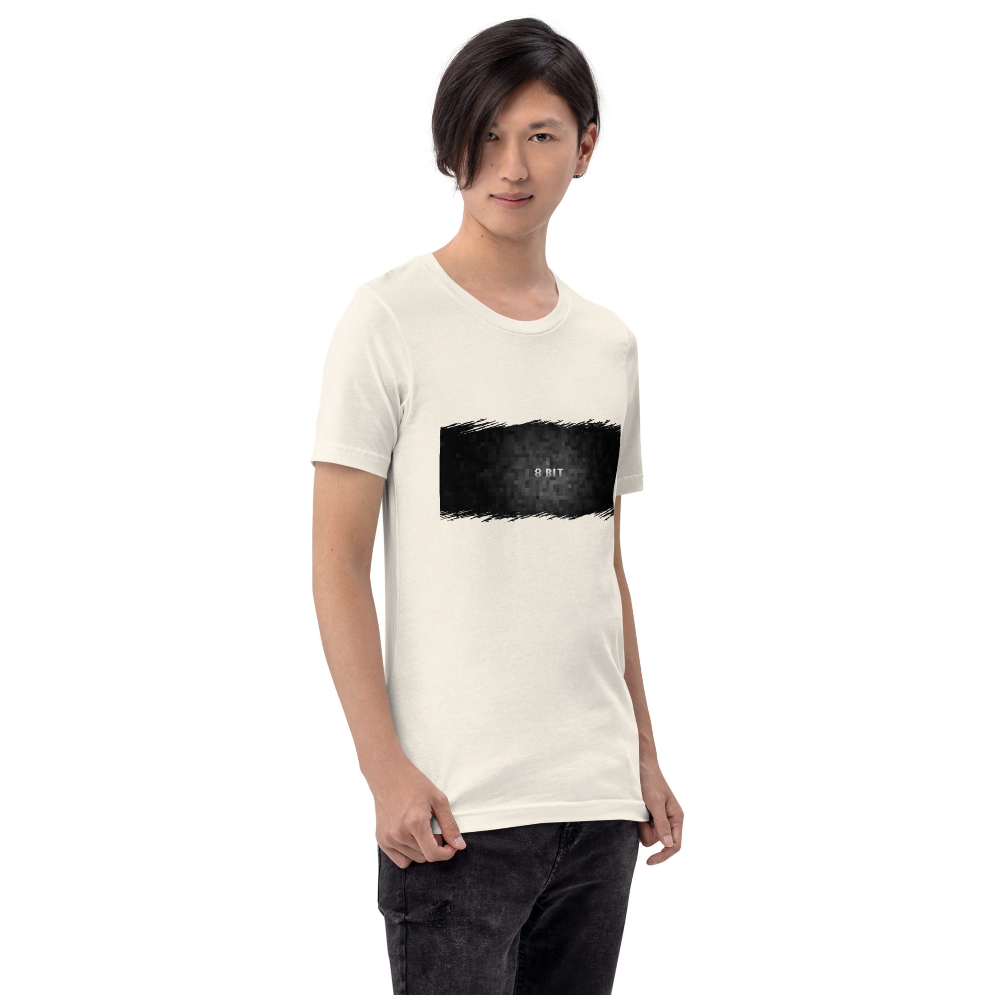 Camiseta de Manga Corta Unisex 8 BIT Black & White - Imagen 55