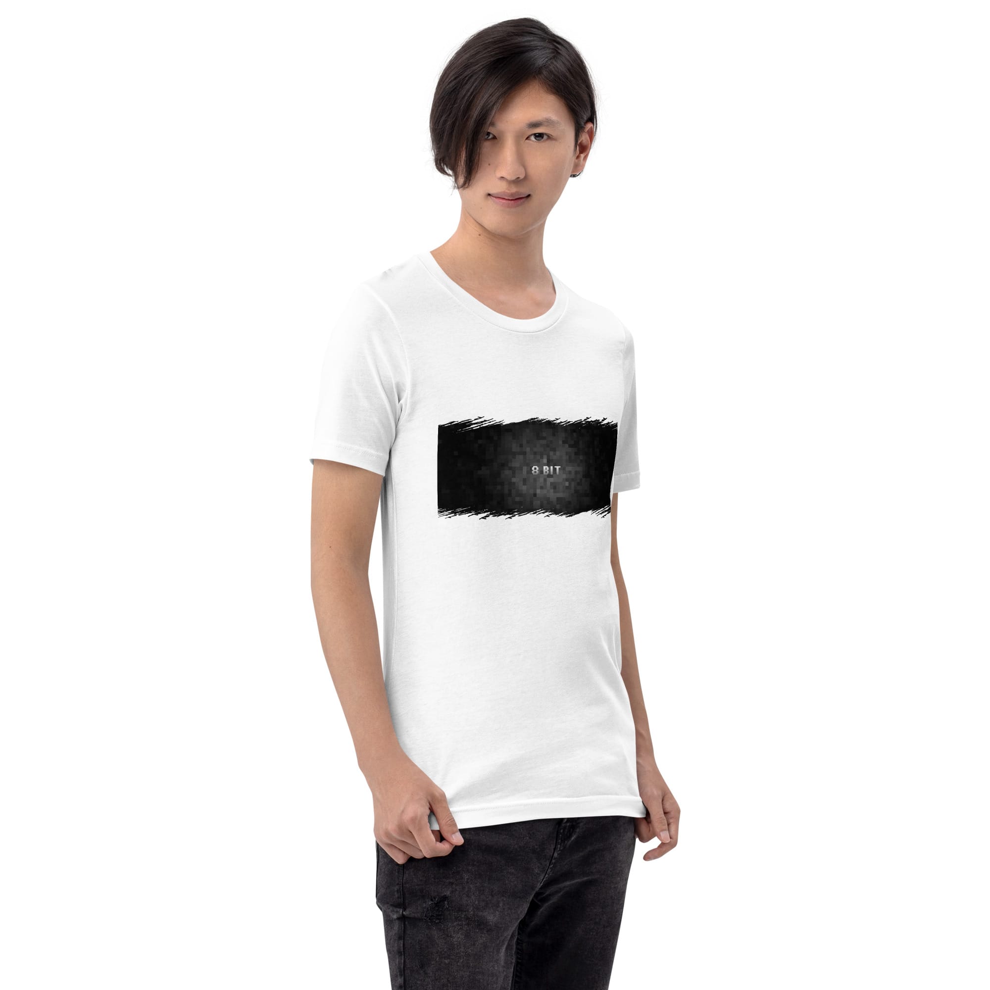 Camiseta de Manga Corta Unisex 8 BIT Black & White - Imagen 69