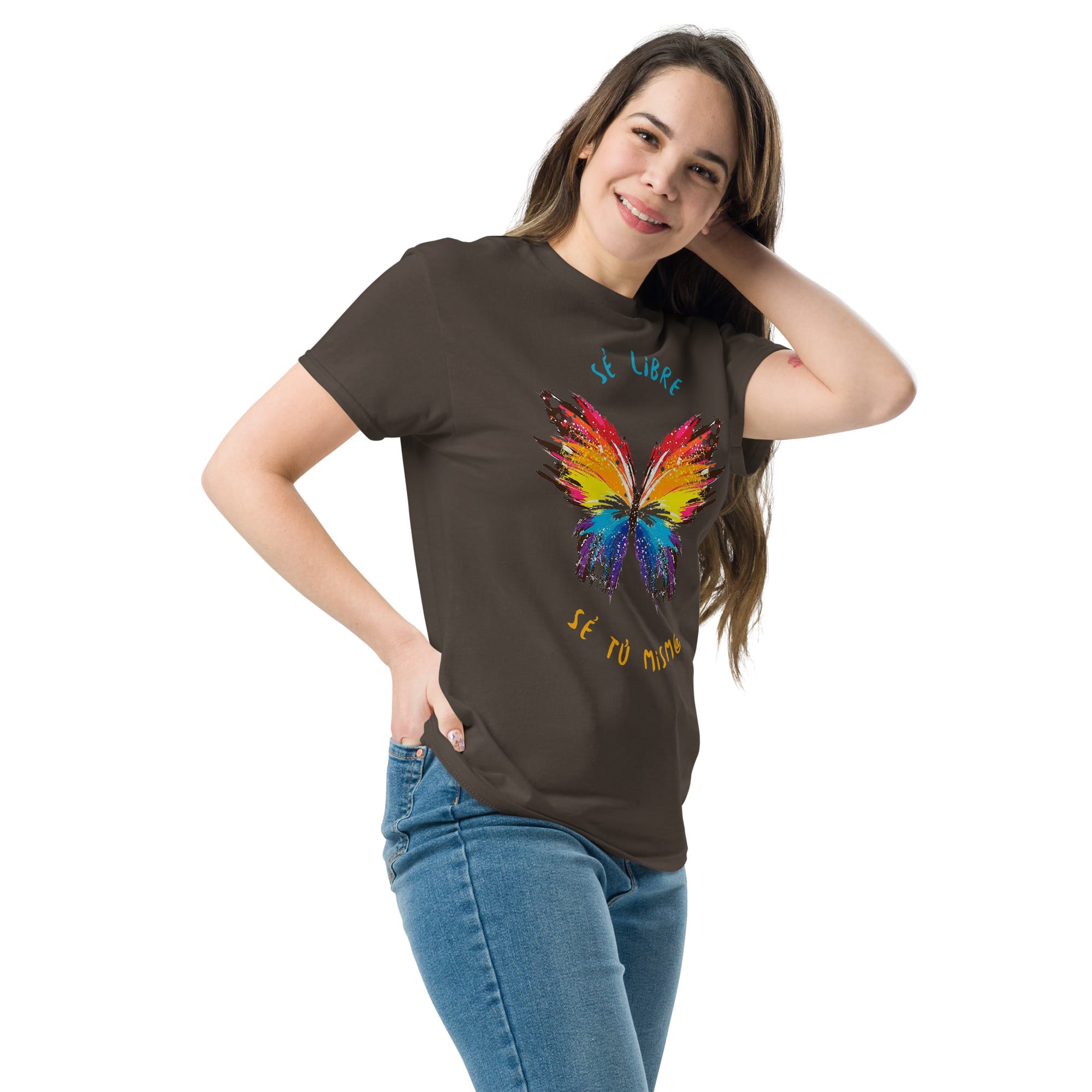 Camiseta Clásica Unisex Butterfly Sé Libre - Imagen 14