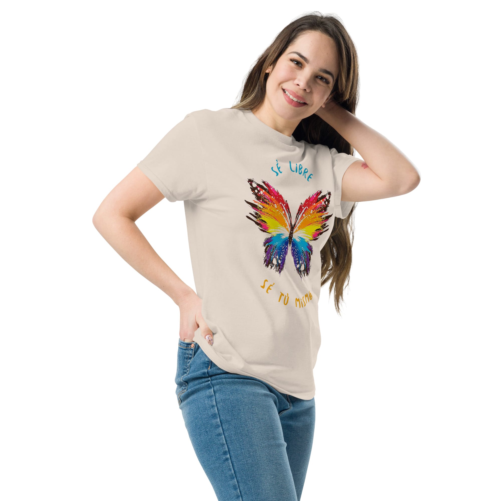 Camiseta Clásica Unisex Butterfly Sé Libre - Imagen 26