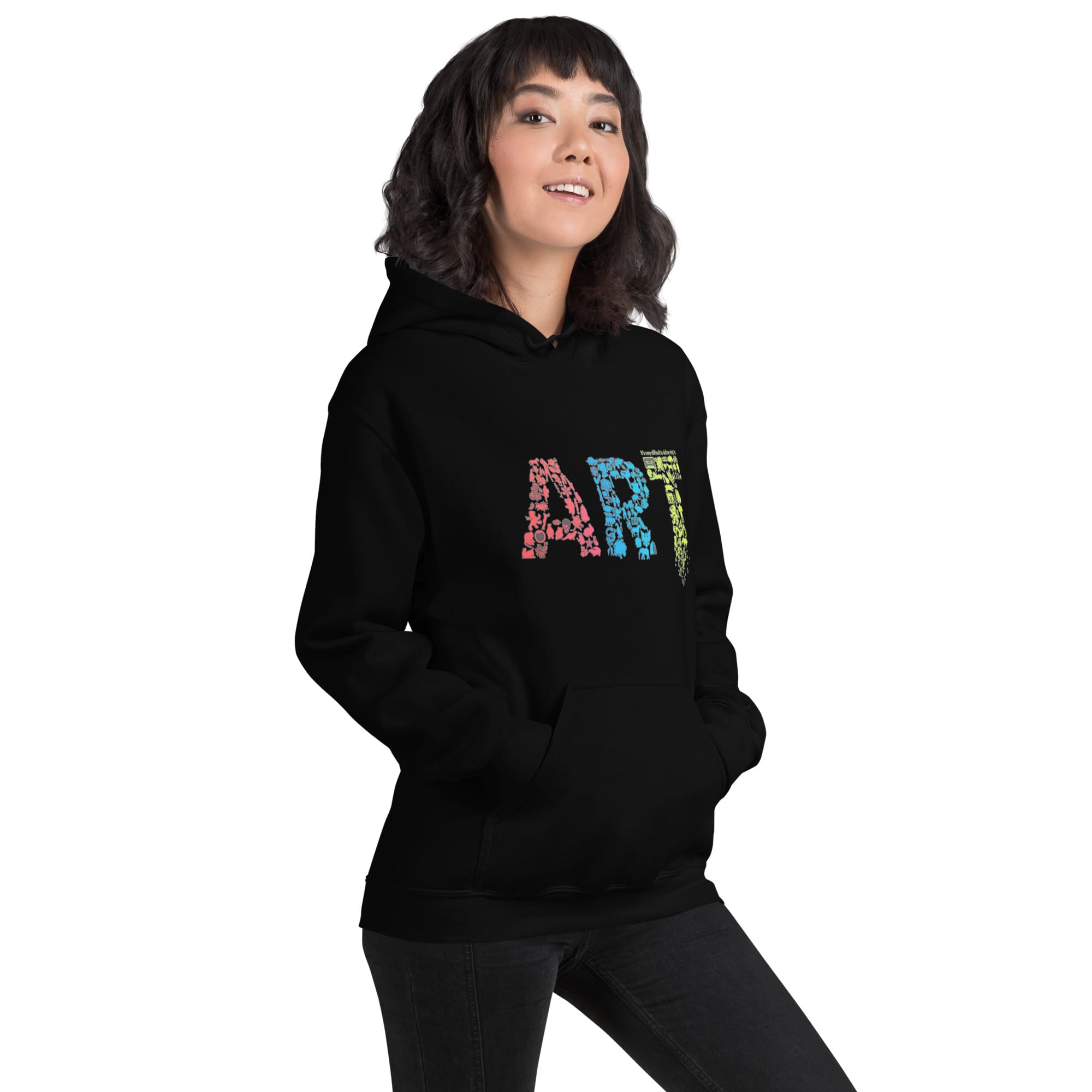 Sudadera Invierno con Capucha Unisex Art - Imagen 3