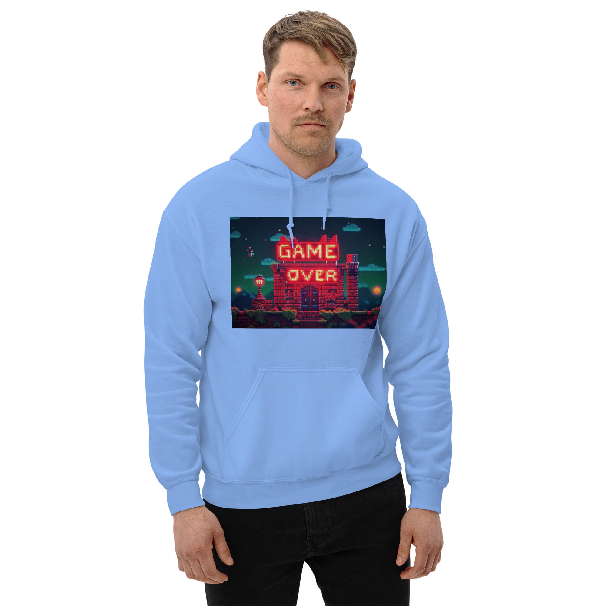 Sudadera Invierno con Capucha Unisex House Game Over - Imagen 37