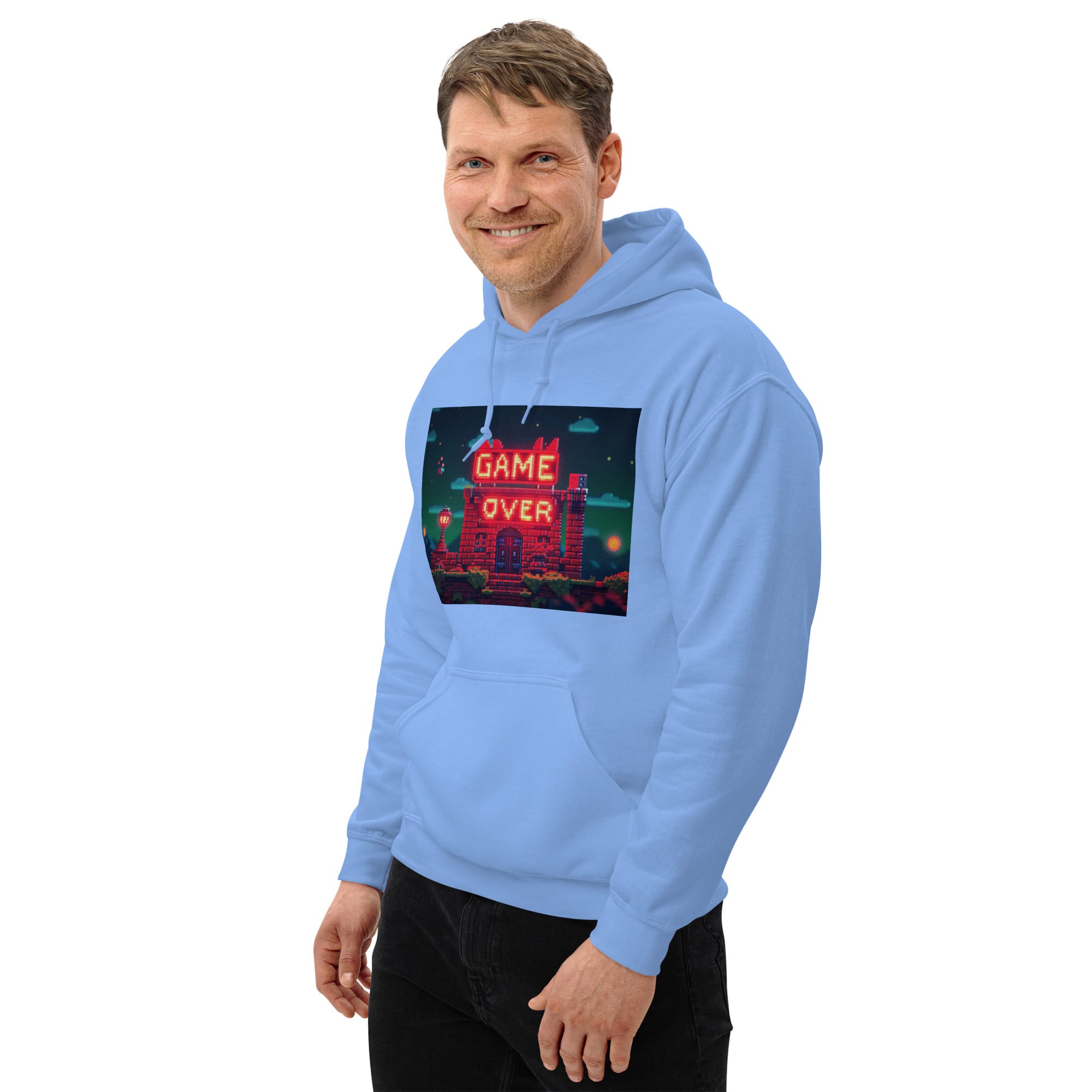 Sudadera Invierno con Capucha Unisex House Game Over - Imagen 39