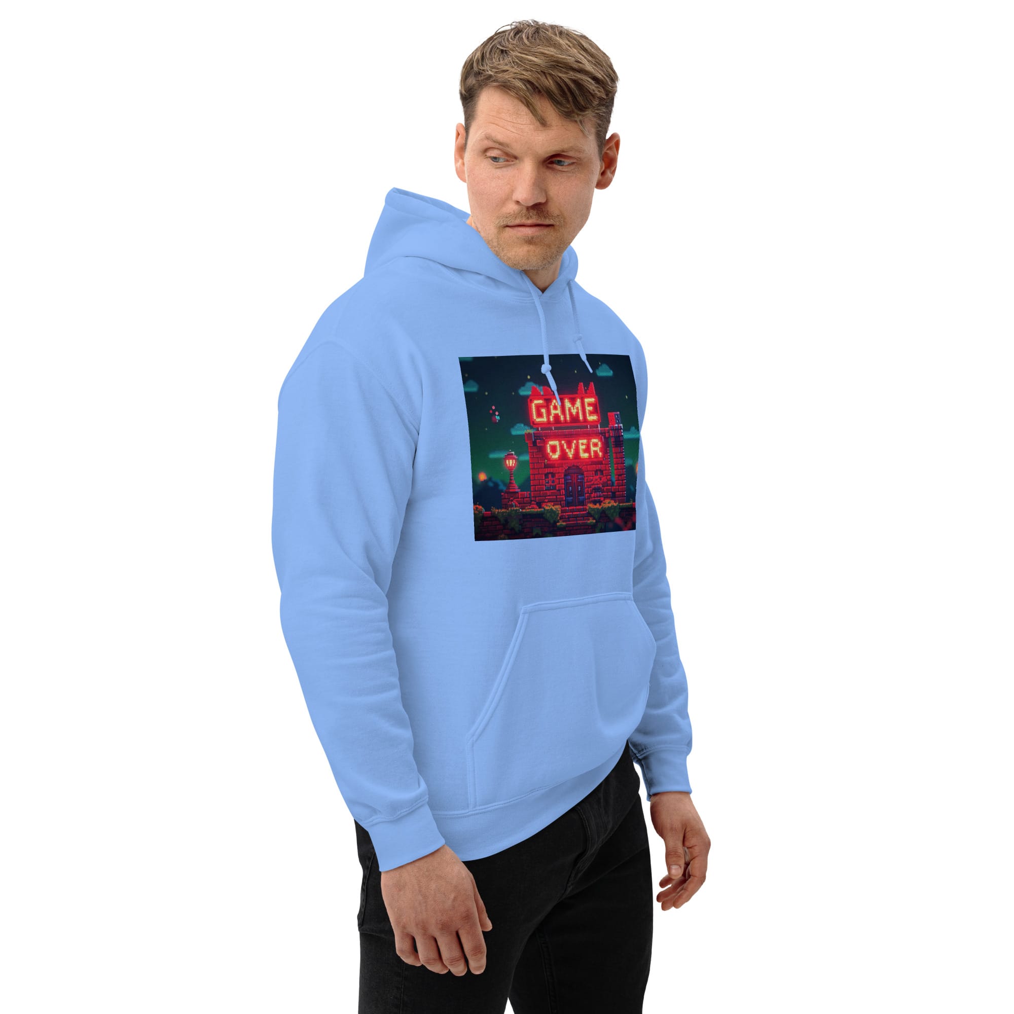 Sudadera Invierno con Capucha Unisex House Game Over - Imagen 40