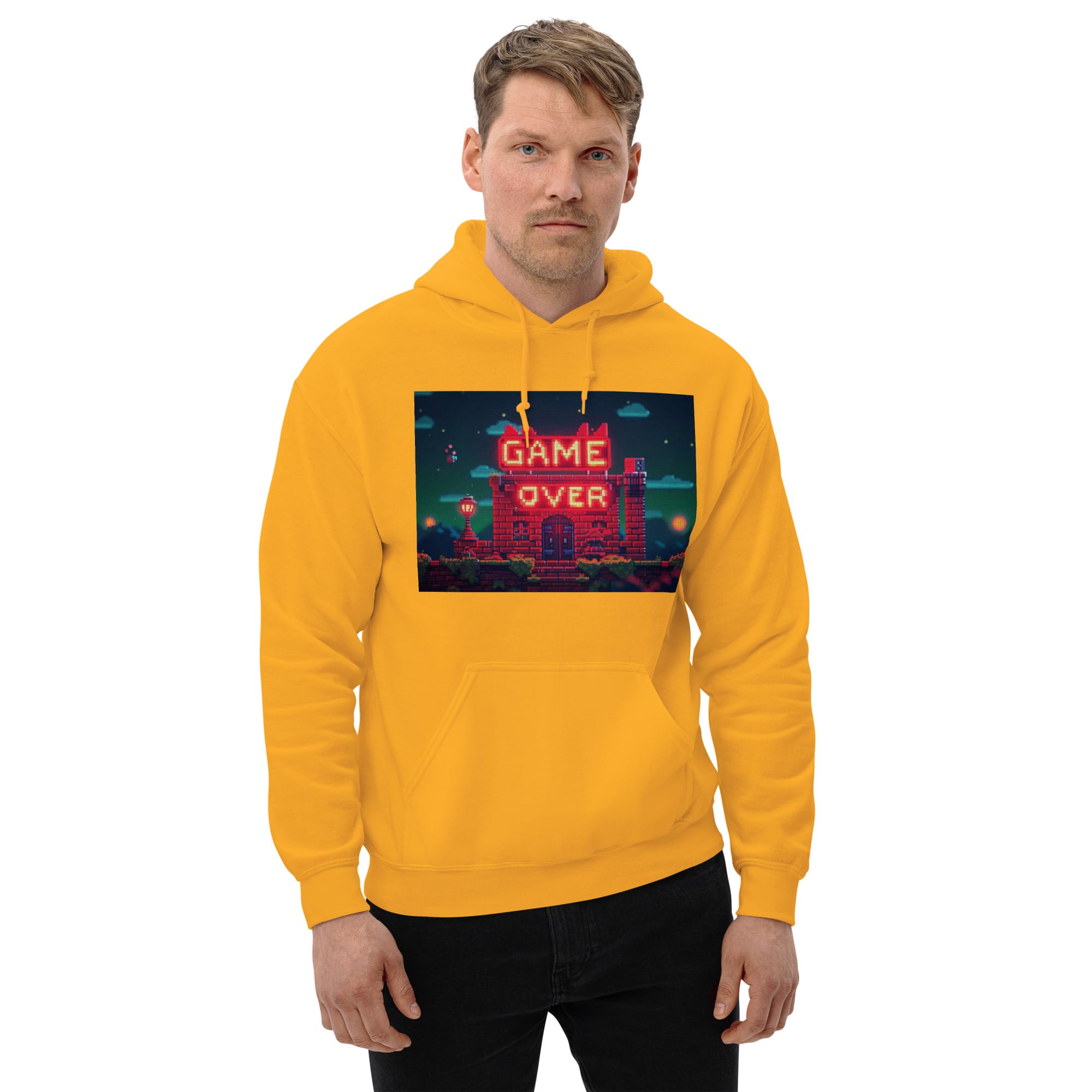 Sudadera Invierno con Capucha Unisex House Game Over - Imagen 41