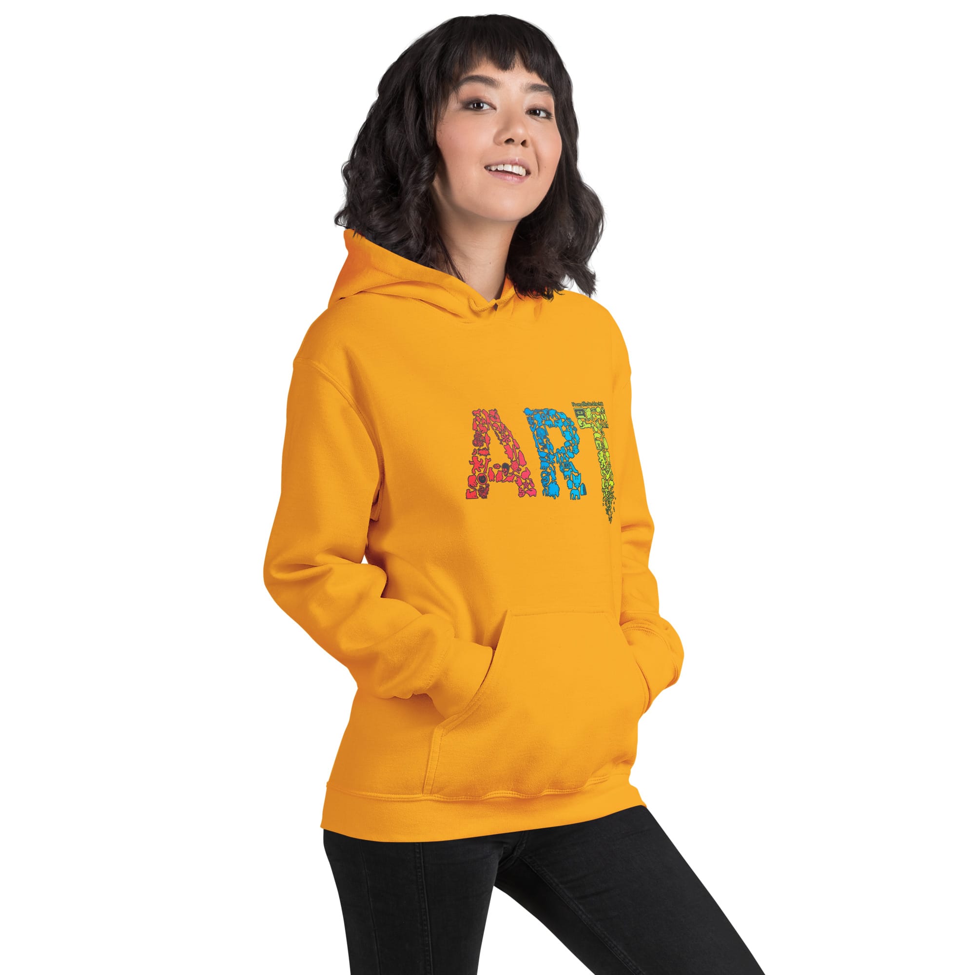 Sudadera Invierno con Capucha Unisex Art - Imagen 39