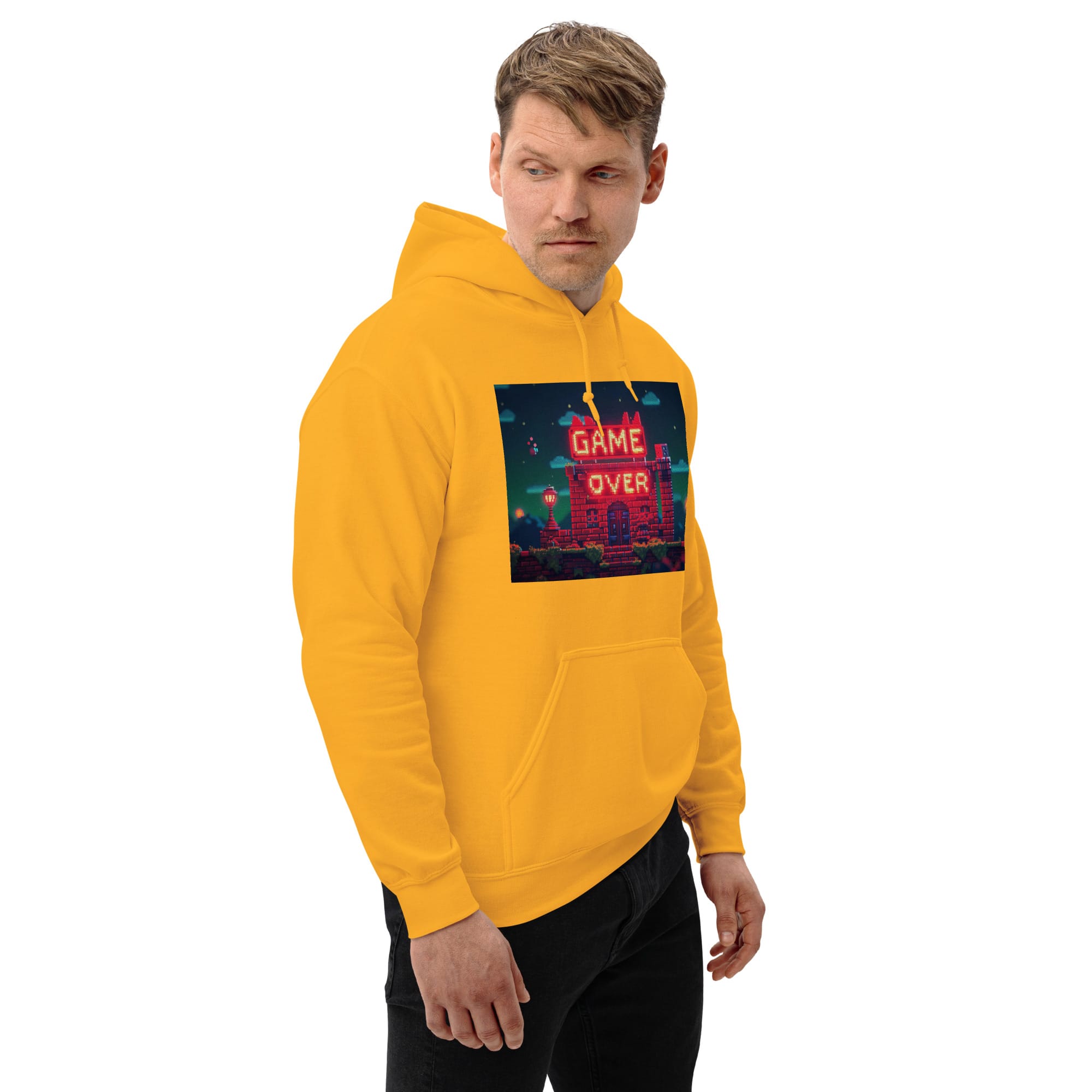 Sudadera Invierno con Capucha Unisex House Game Over - Imagen 44