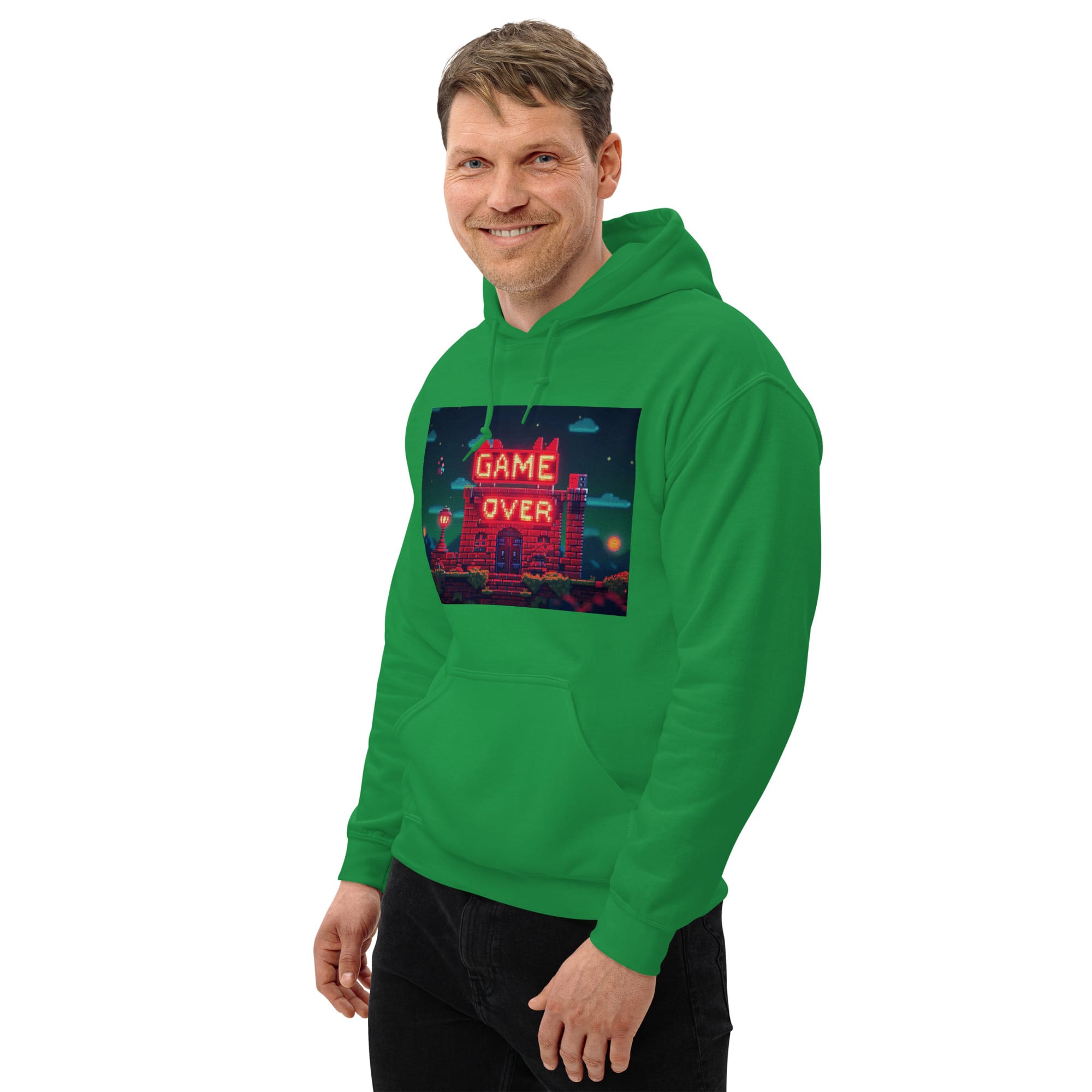 Sudadera Invierno con Capucha Unisex House Game Over - Imagen 27