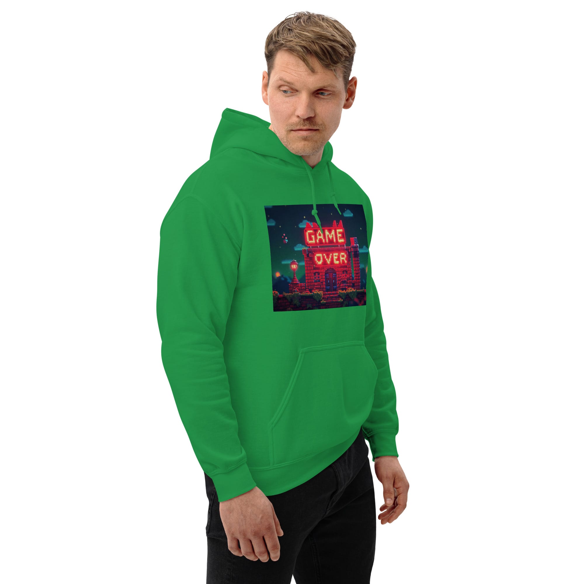 Sudadera Invierno con Capucha Unisex House Game Over - Imagen 28