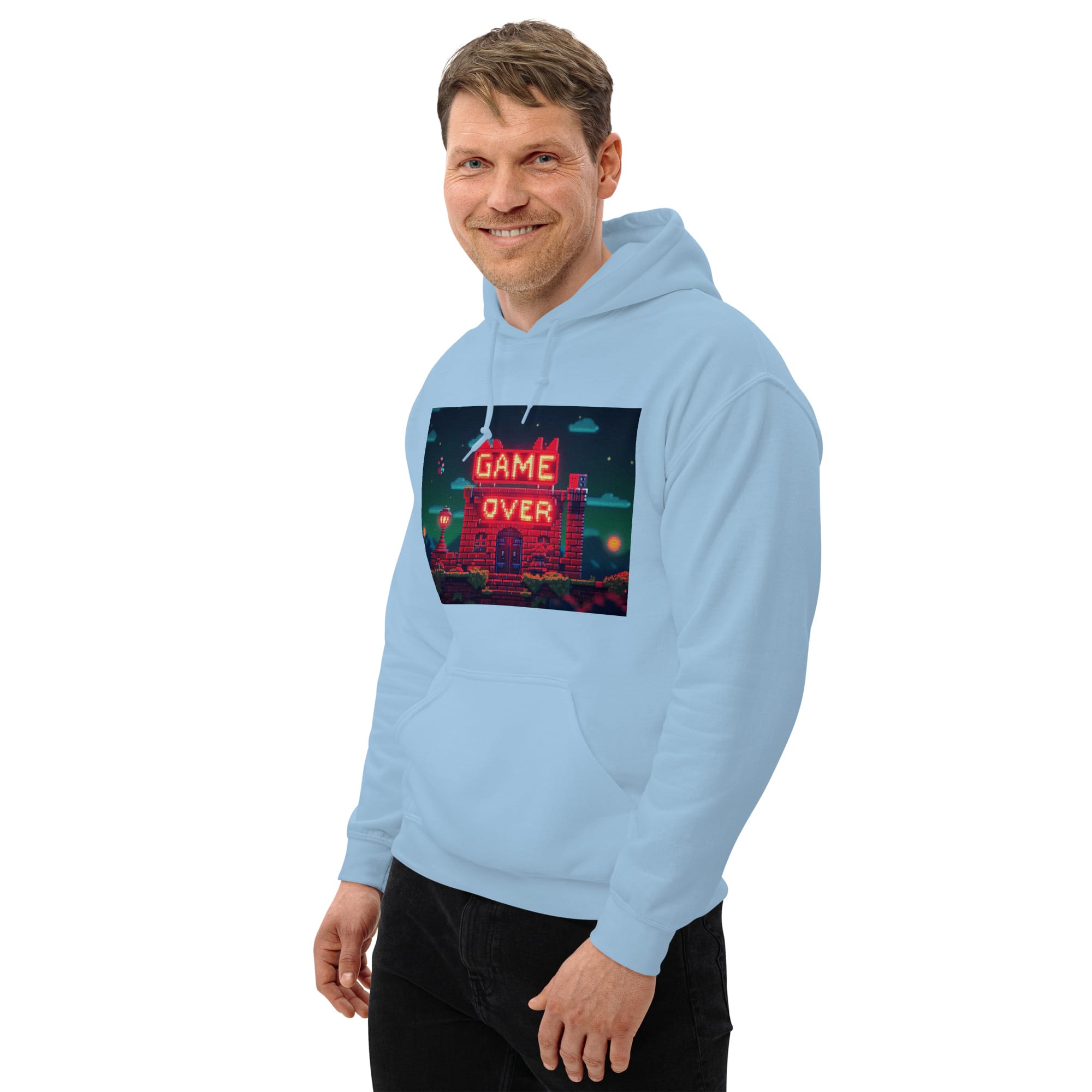 Sudadera Invierno con Capucha Unisex House Game Over - Imagen 47