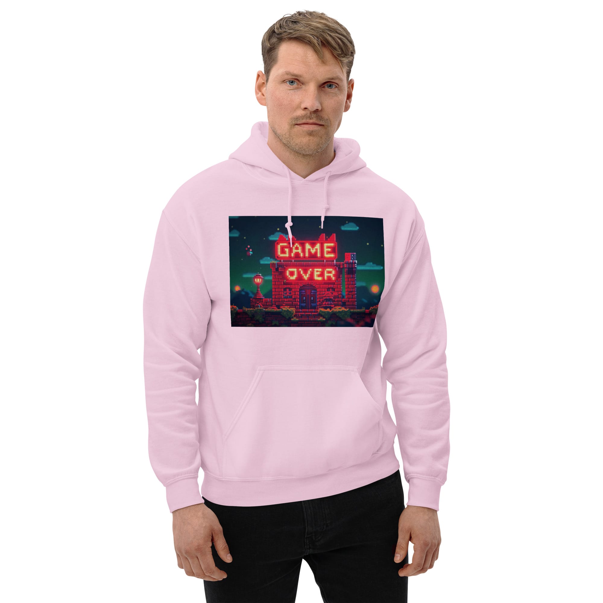 Sudadera Invierno con Capucha Unisex House Game Over - Imagen 53