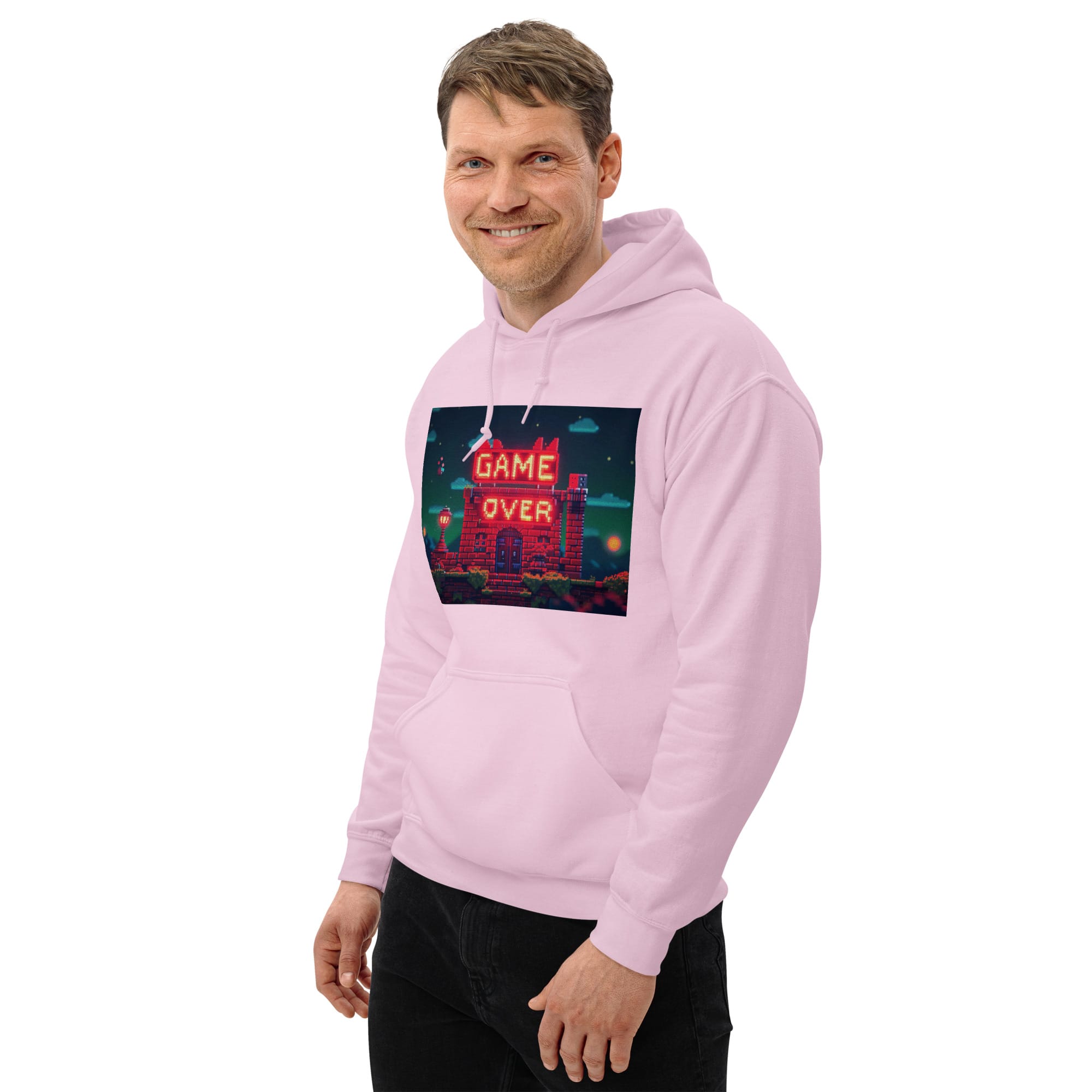 Sudadera Invierno con Capucha Unisex House Game Over - Imagen 55