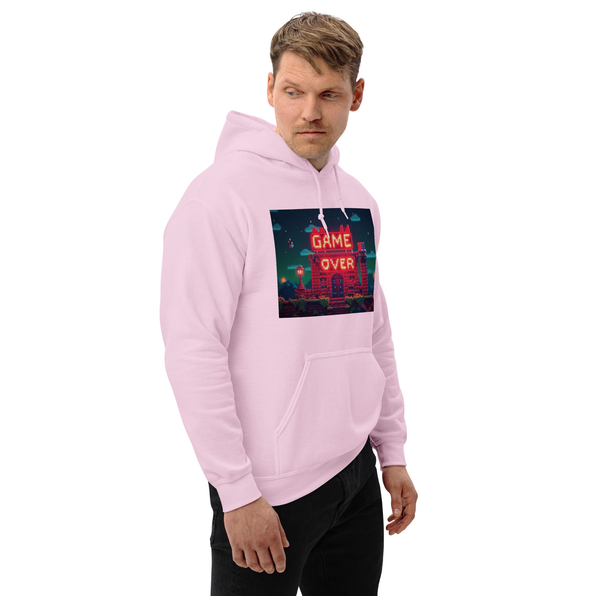 Sudadera Invierno con Capucha Unisex House Game Over - Imagen 56