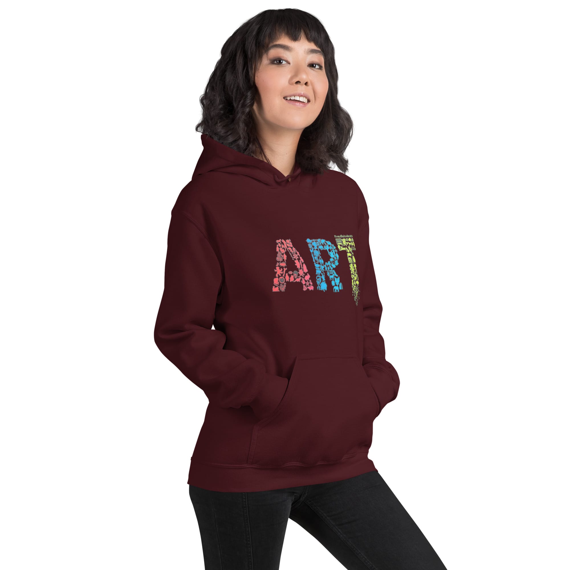 Sudadera Invierno con Capucha Unisex Art - Imagen 9