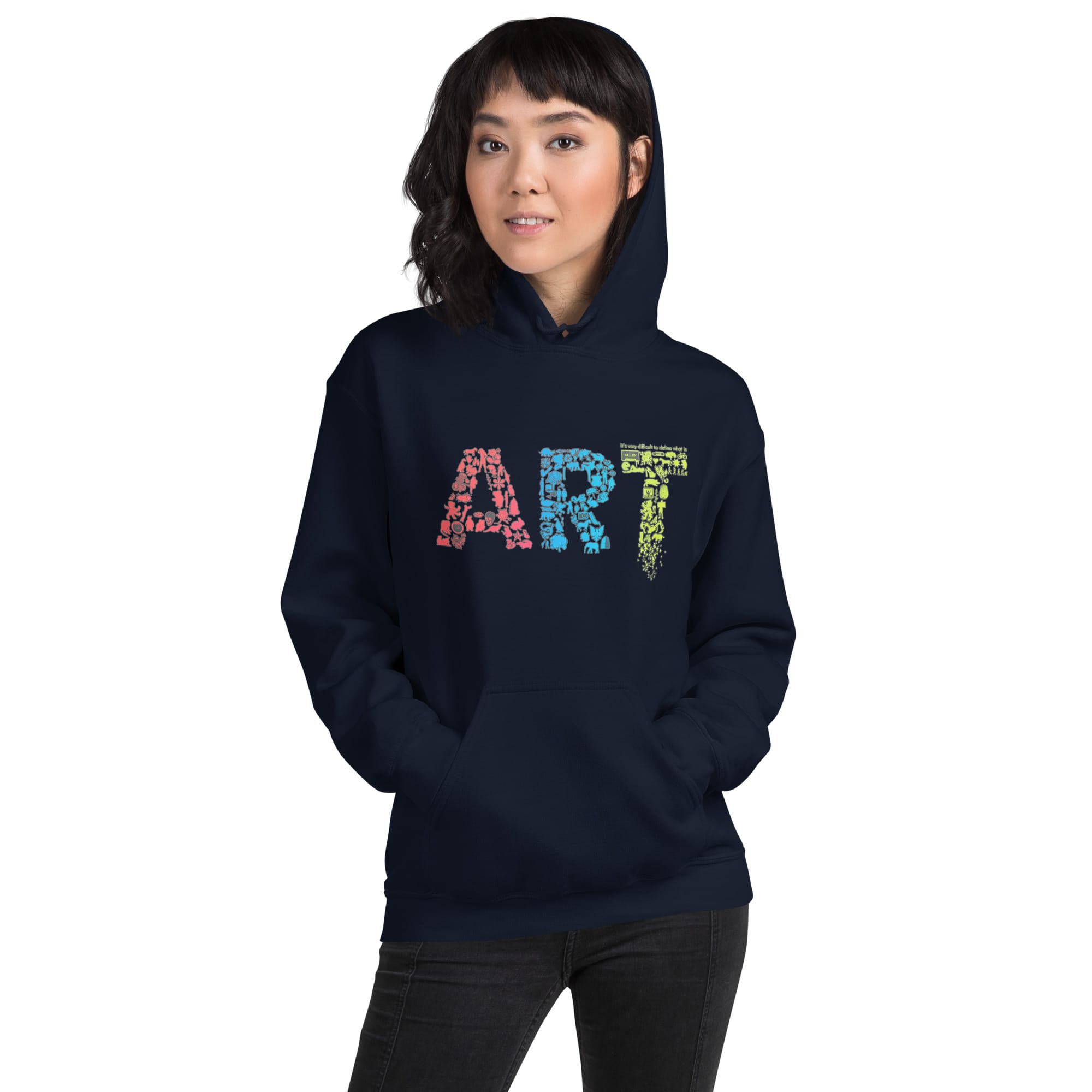 Sudadera Invierno con Capucha Unisex Art - Imagen 4