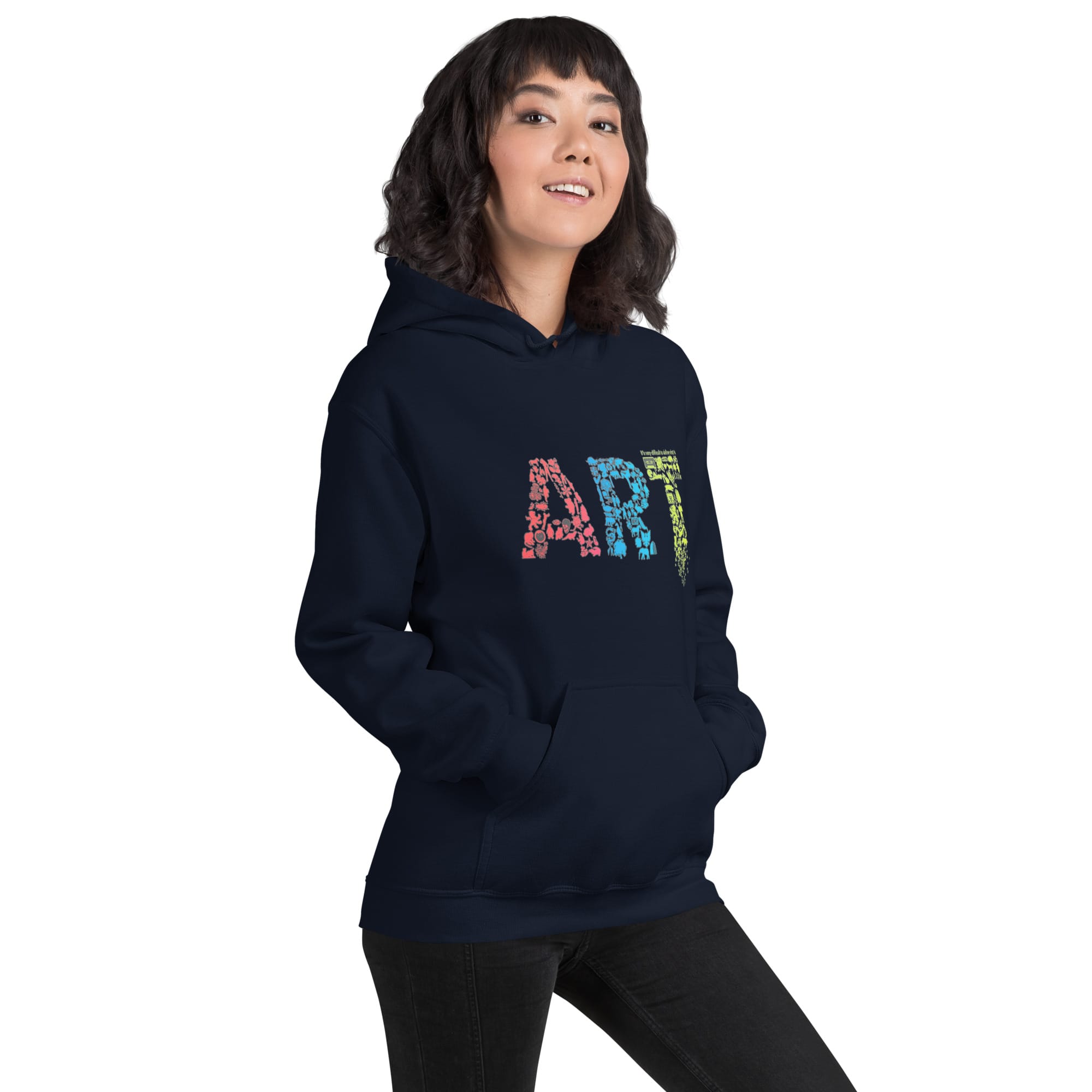 Sudadera Invierno con Capucha Unisex Art - Imagen 6