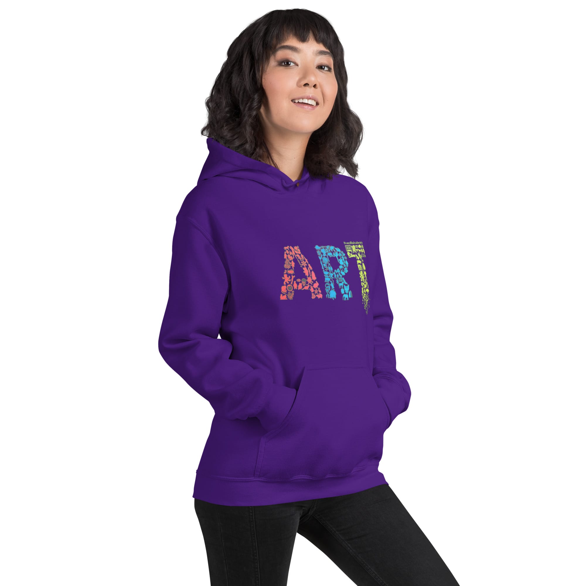 Sudadera Invierno con Capucha Unisex Art - Imagen 15