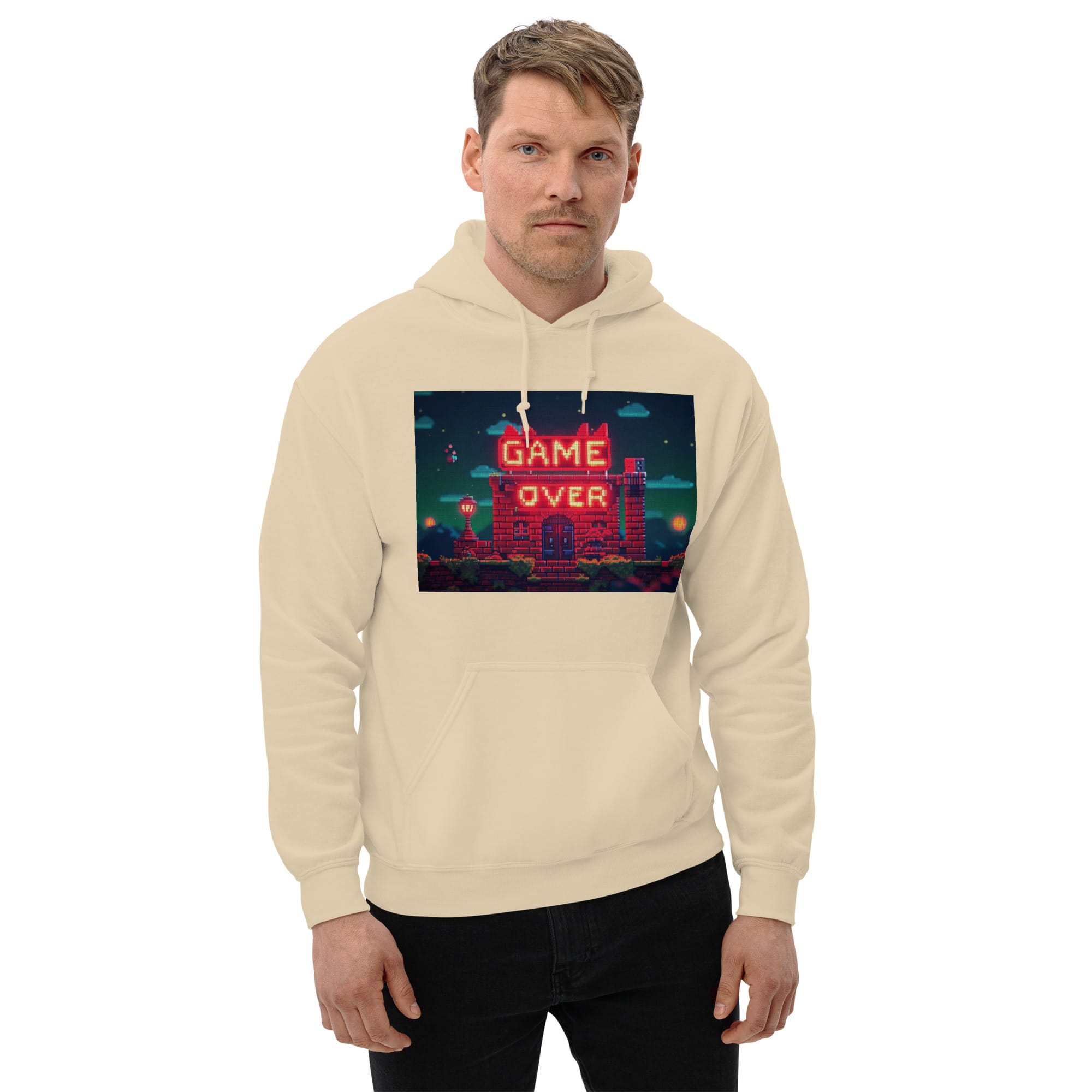 Sudadera Invierno con Capucha Unisex House Game Over - Imagen 49