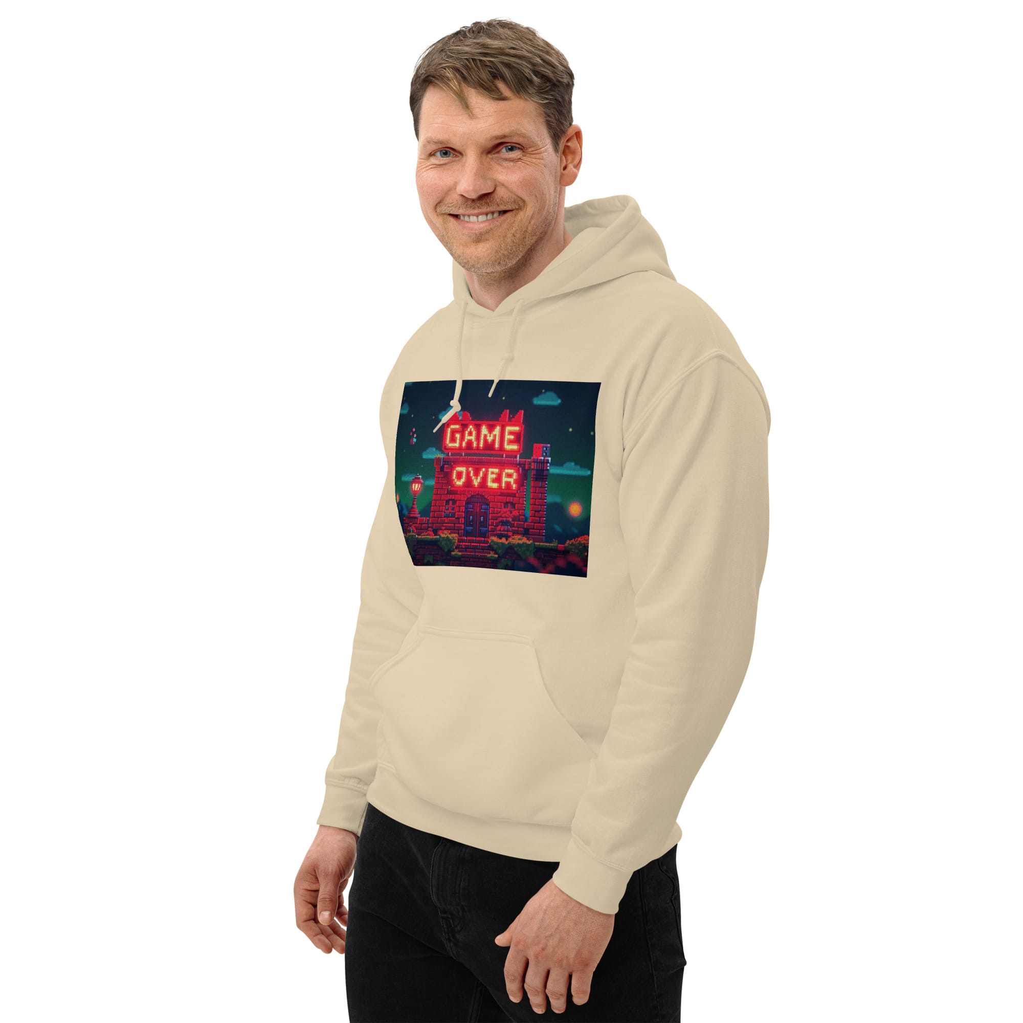 Sudadera Invierno con Capucha Unisex House Game Over - Imagen 51