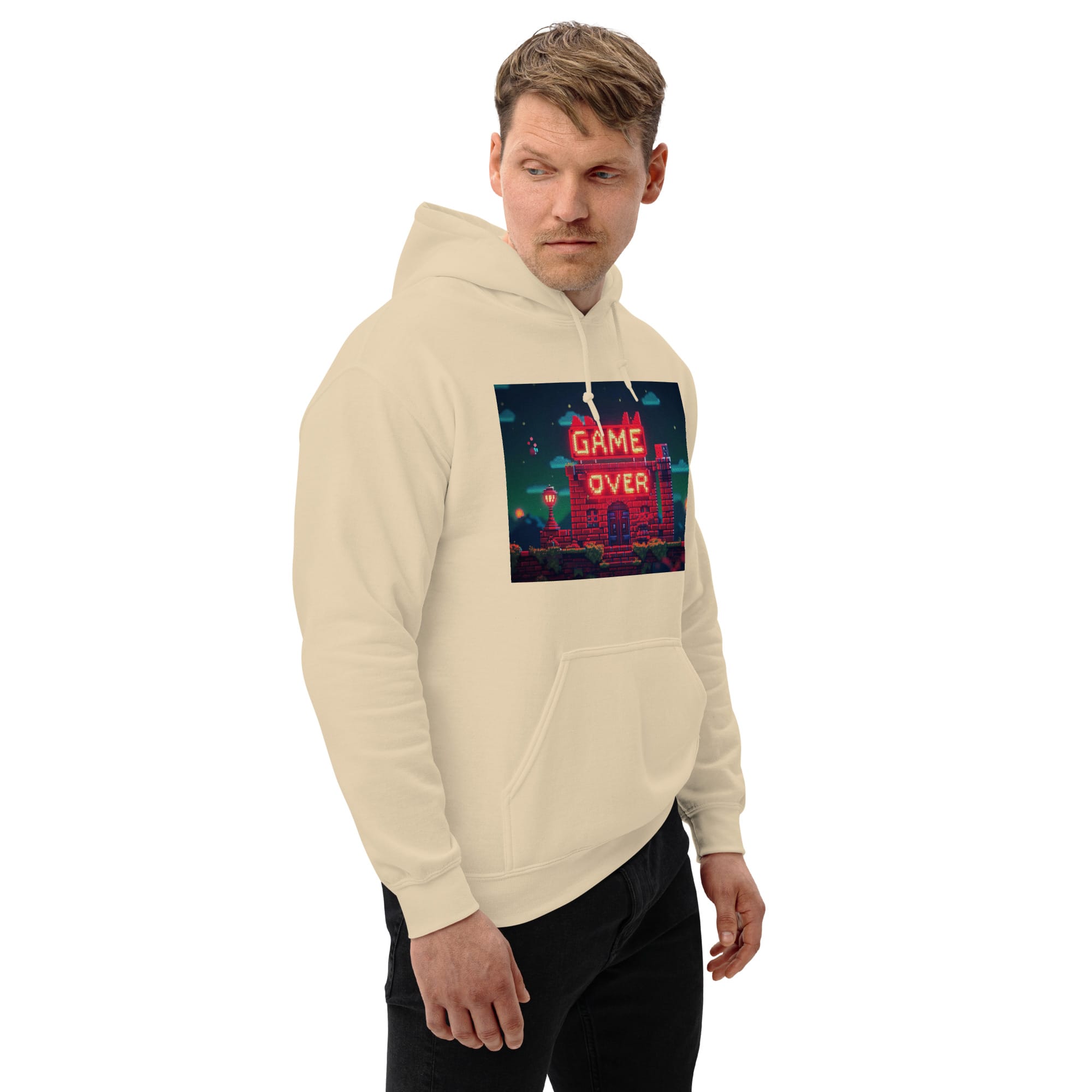 Sudadera Invierno con Capucha Unisex House Game Over - Imagen 52