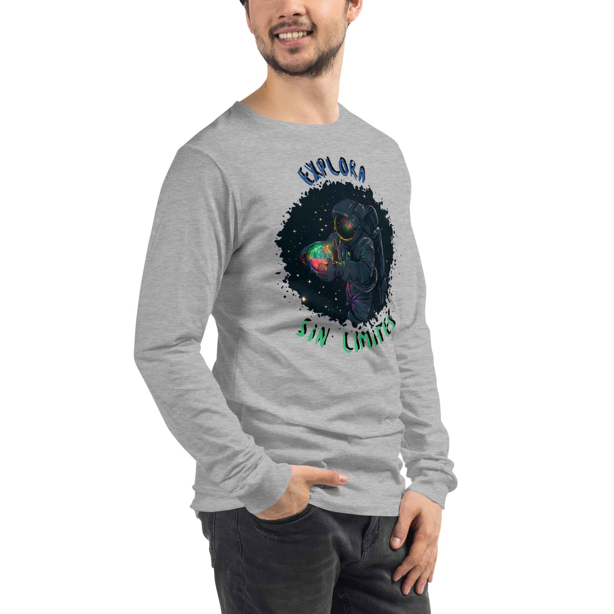 Camiseta Manga Larga Unisex BLACK SPACE - Imagen 48