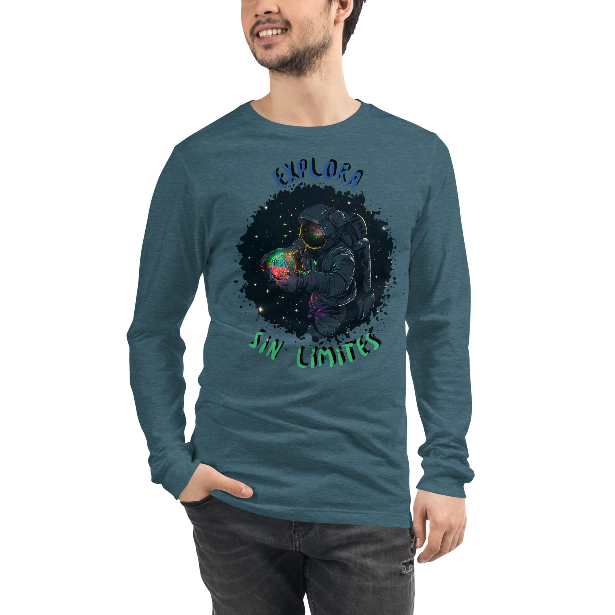 Camiseta Manga Larga Unisex BLACK SPACE - Imagen 22