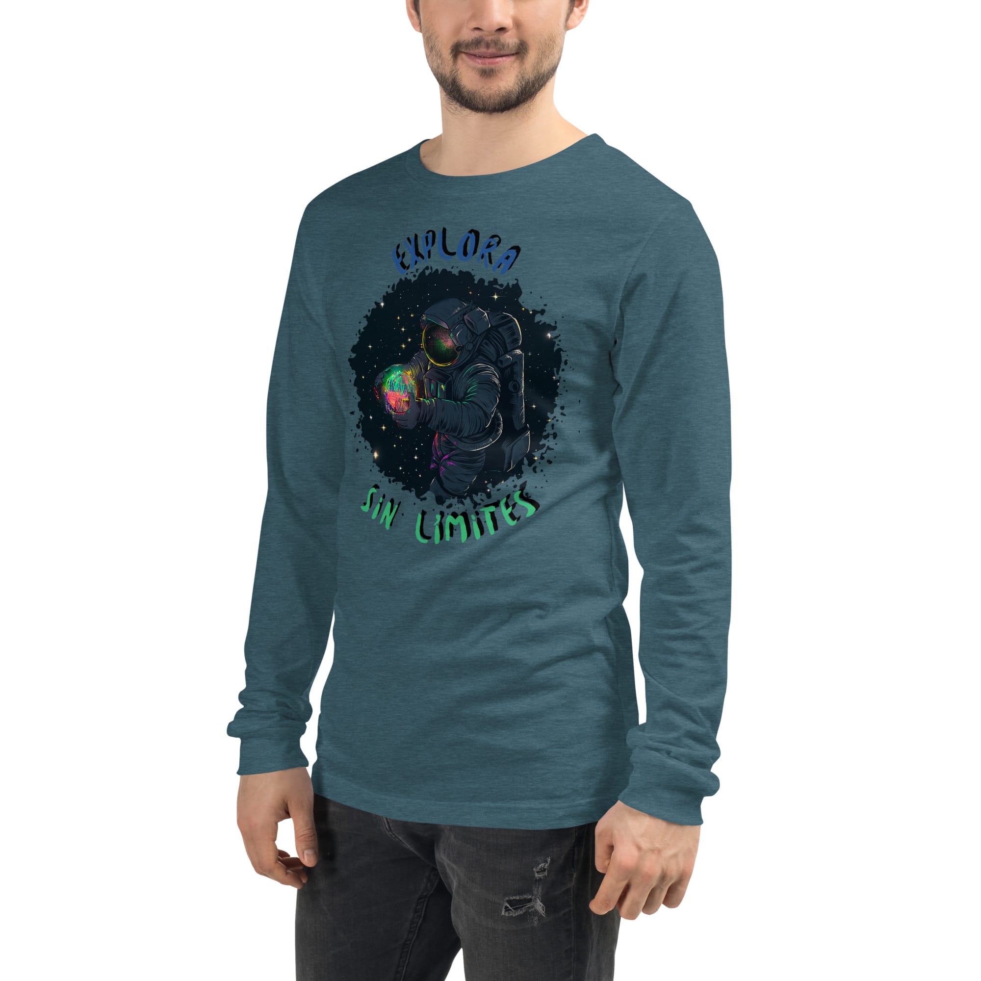 Camiseta Manga Larga Unisex BLACK SPACE - Imagen 24