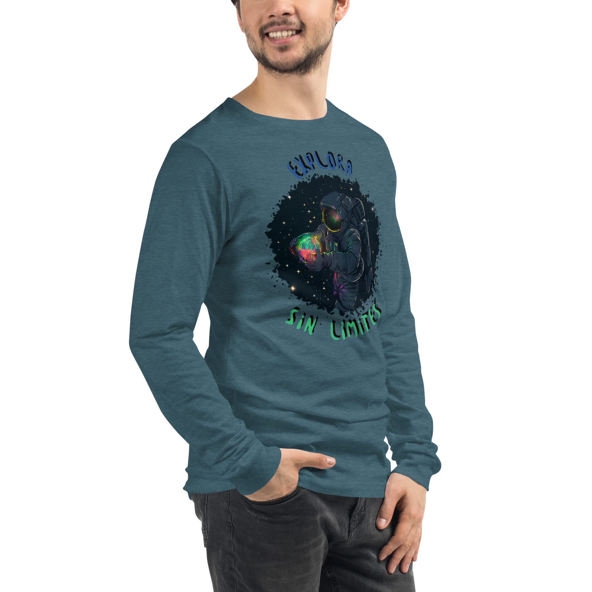 Camiseta Manga Larga Unisex BLACK SPACE - Imagen 25