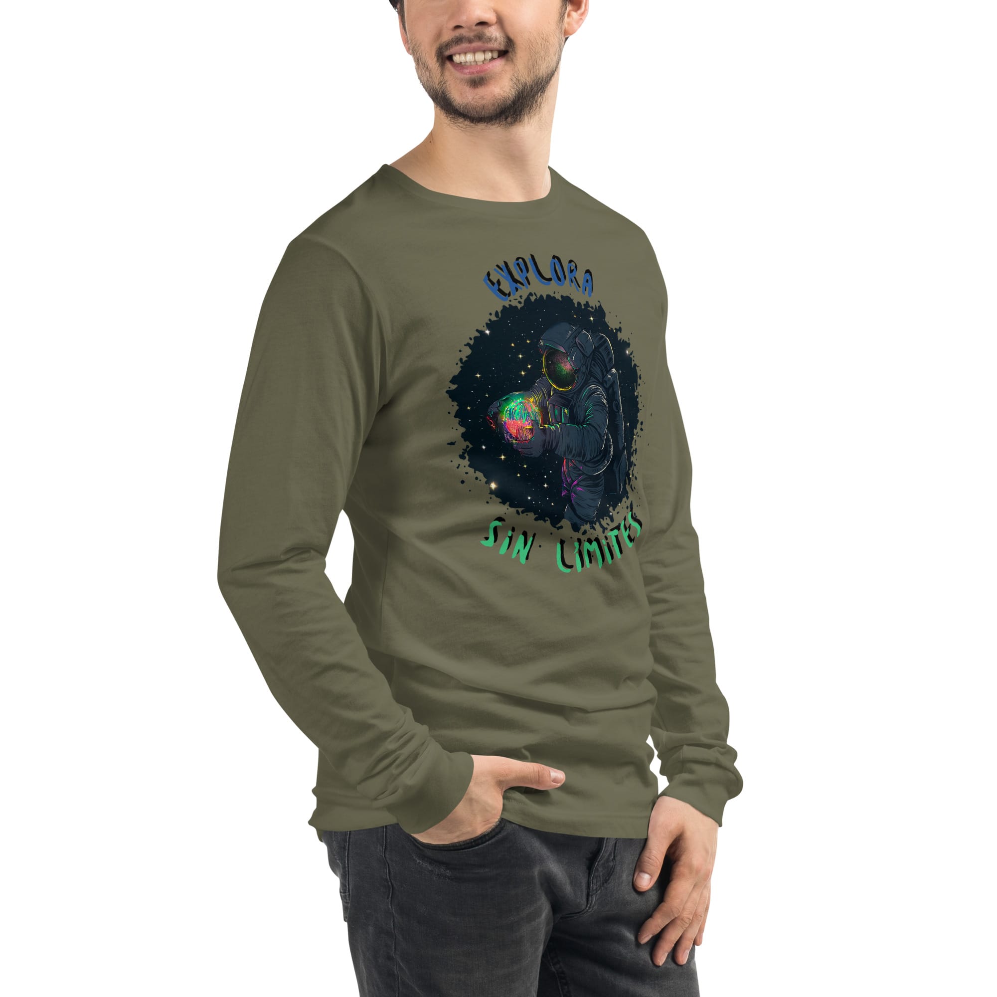 Camiseta Manga Larga Unisex BLACK SPACE - Imagen 32