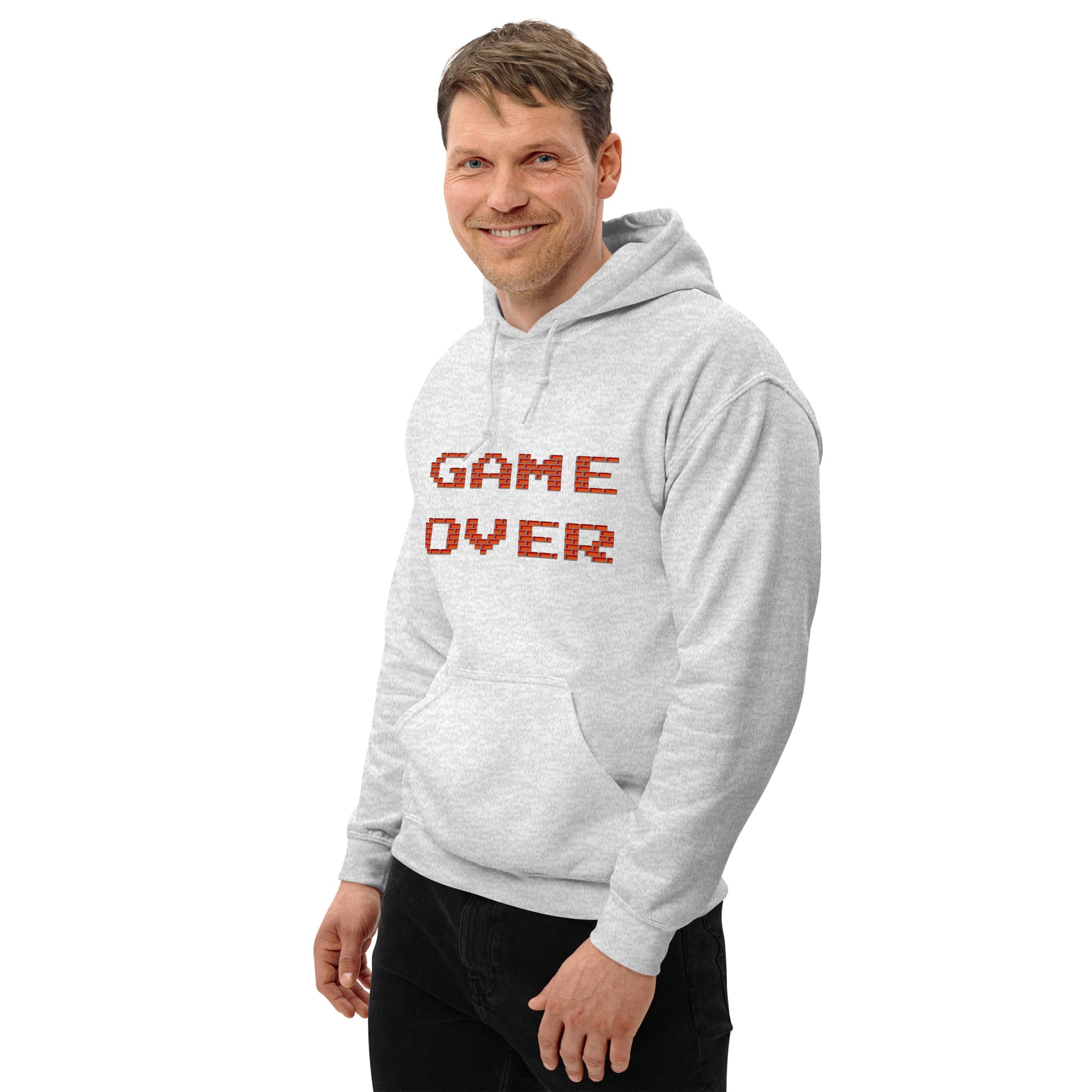 Sudadera Invierno con Capucha Unisex Game Over Ladrillos - Imagen 63