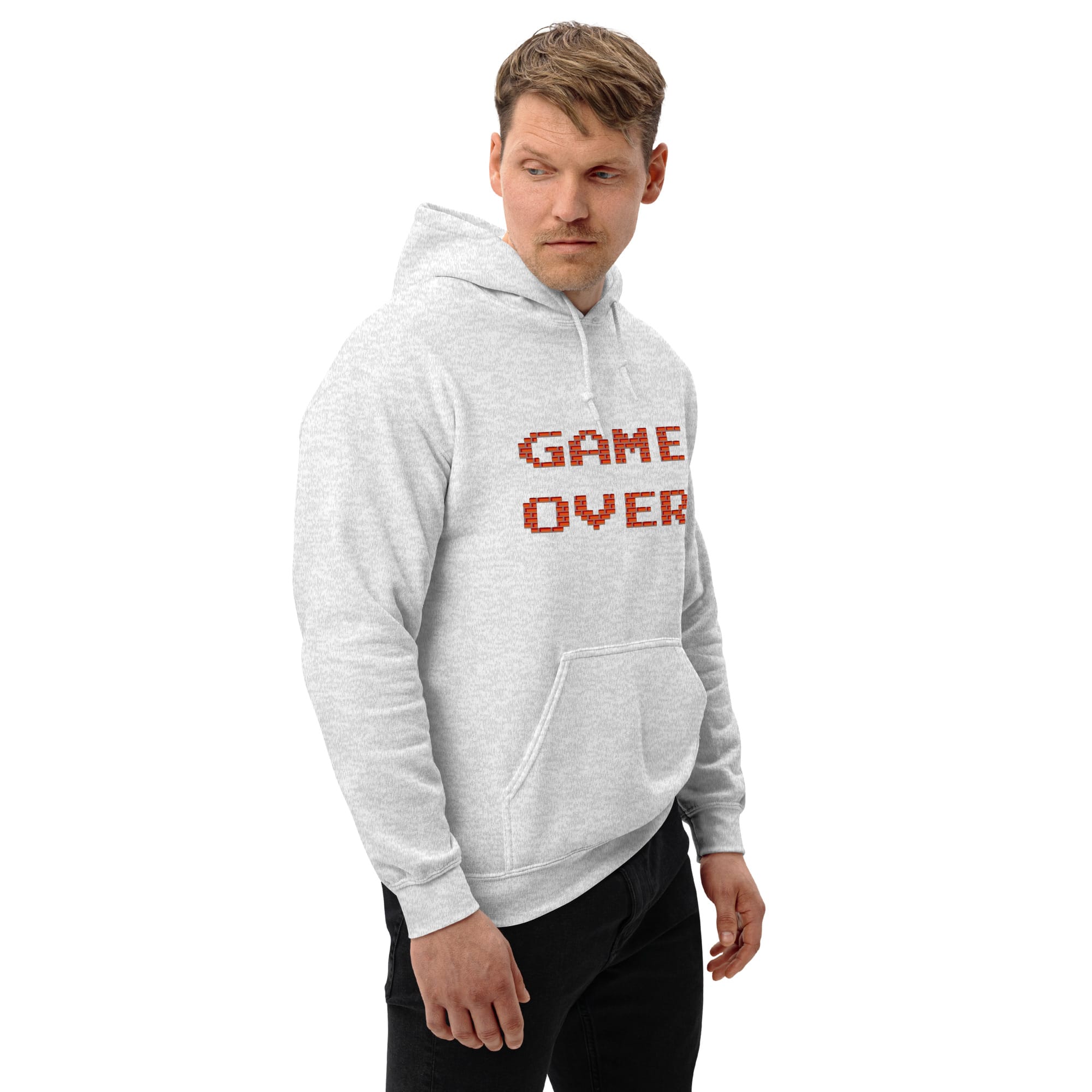 Sudadera Invierno con Capucha Unisex Game Over Ladrillos - Imagen 64