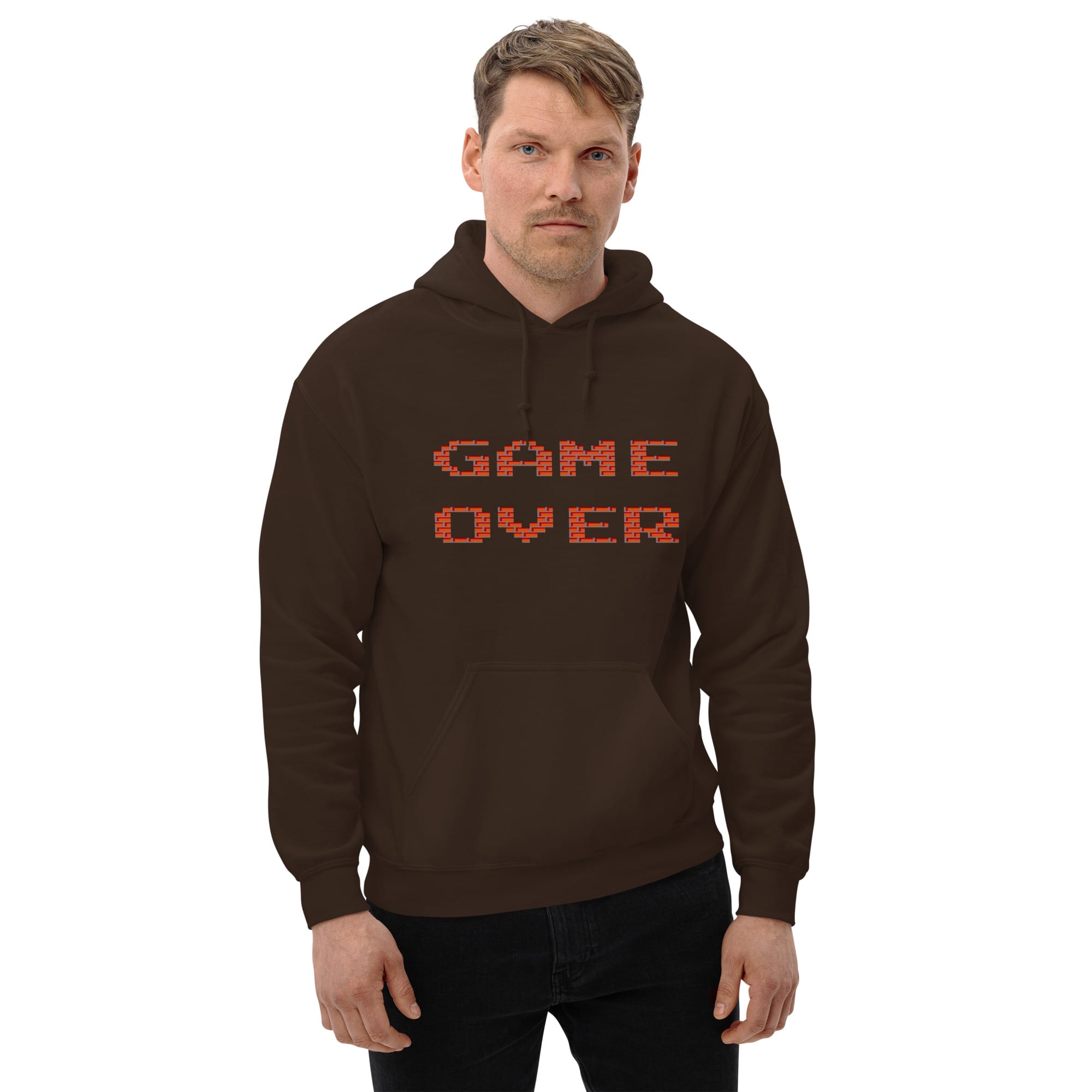 Sudadera Invierno con Capucha Unisex Game Over Ladrillos - Imagen 13