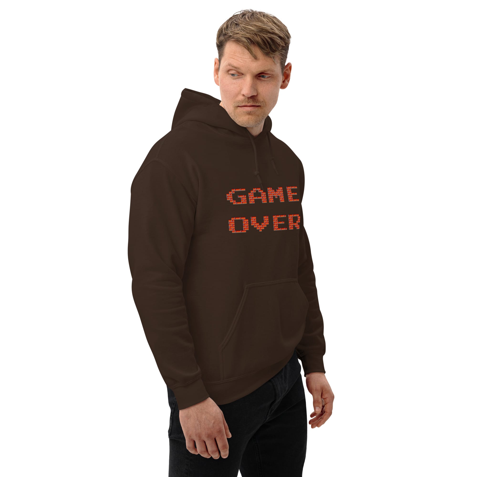 Sudadera Invierno con Capucha Unisex Game Over Ladrillos - Imagen 16