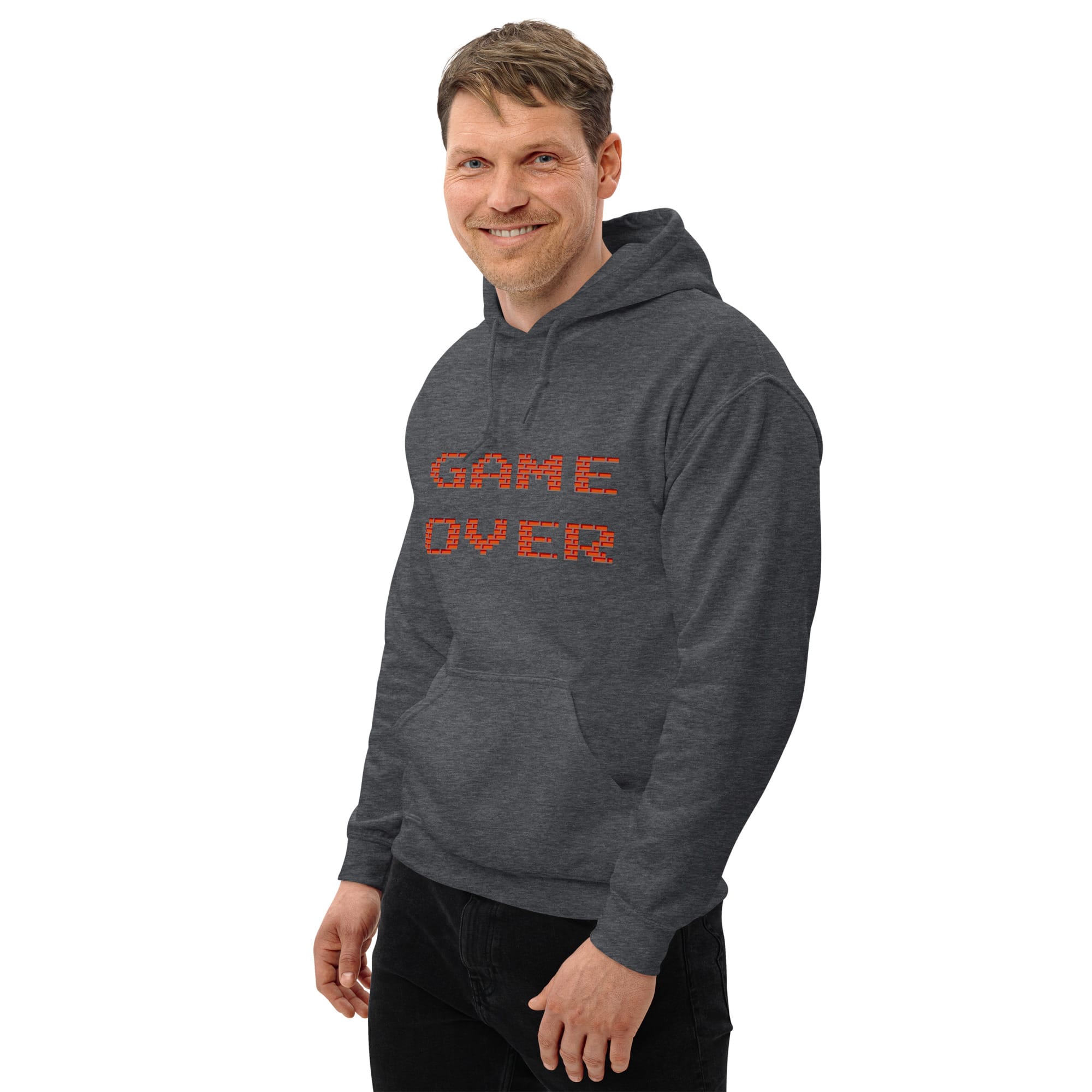 Sudadera Invierno con Capucha Unisex Game Over Ladrillos - Imagen 23