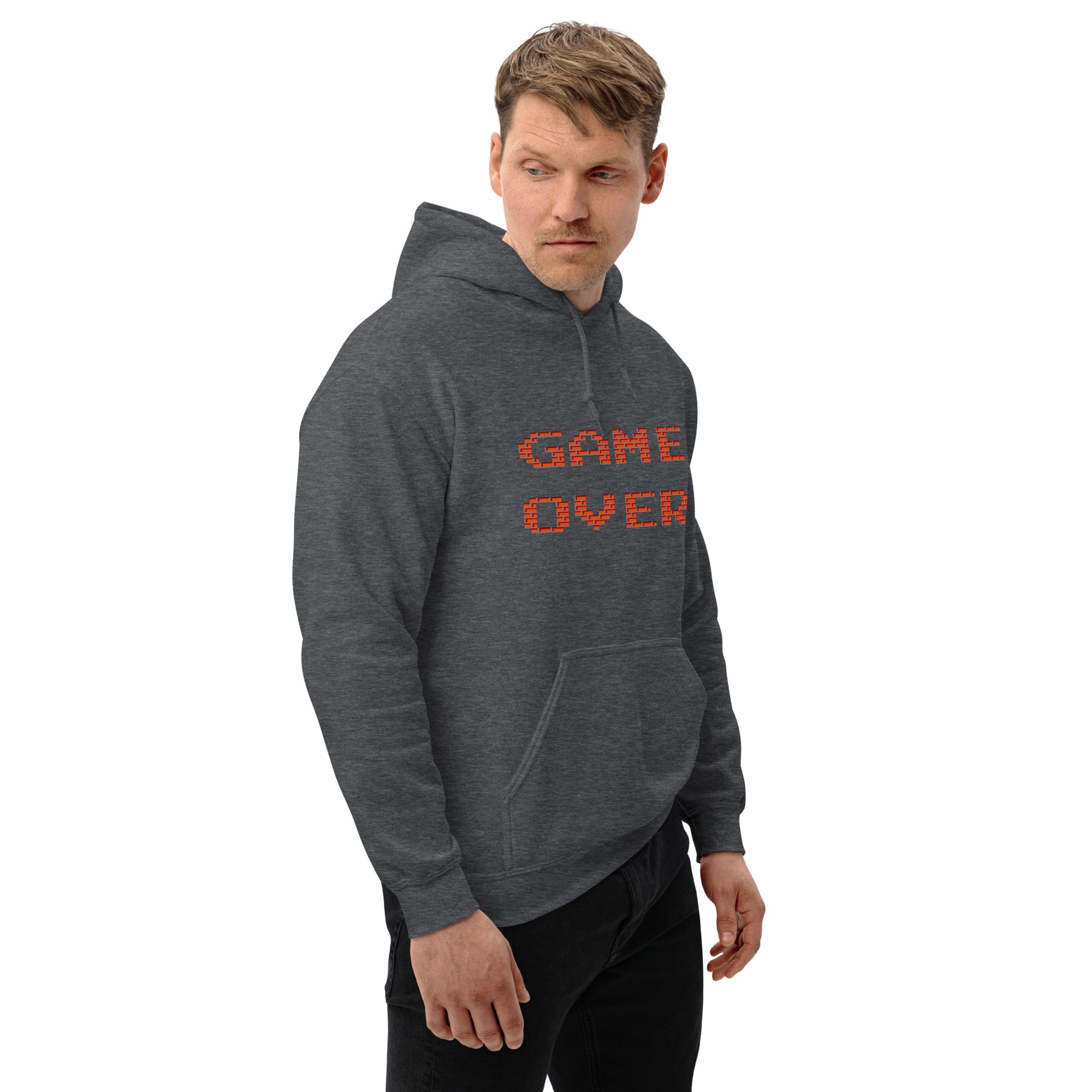 Sudadera Invierno con Capucha Unisex Game Over Ladrillos - Imagen 24