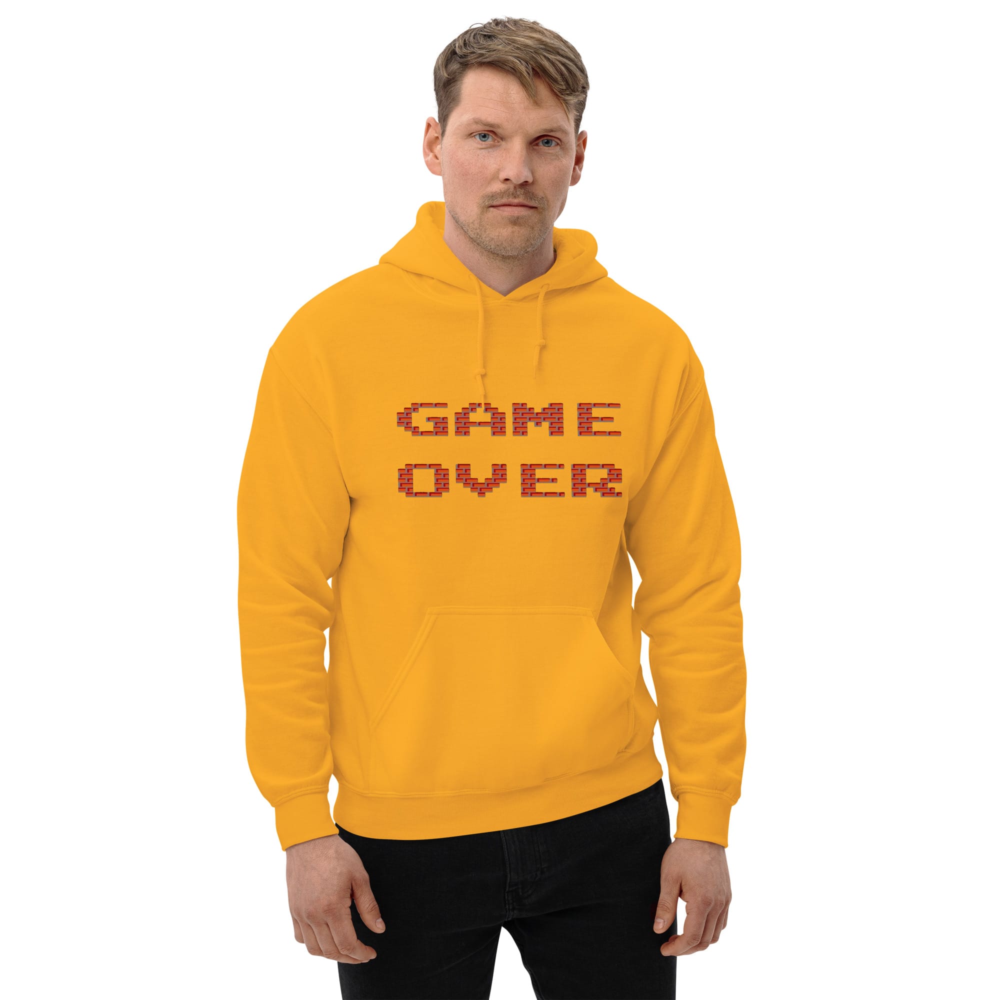 Sudadera Invierno con Capucha Unisex Game Over Ladrillos - Imagen 49