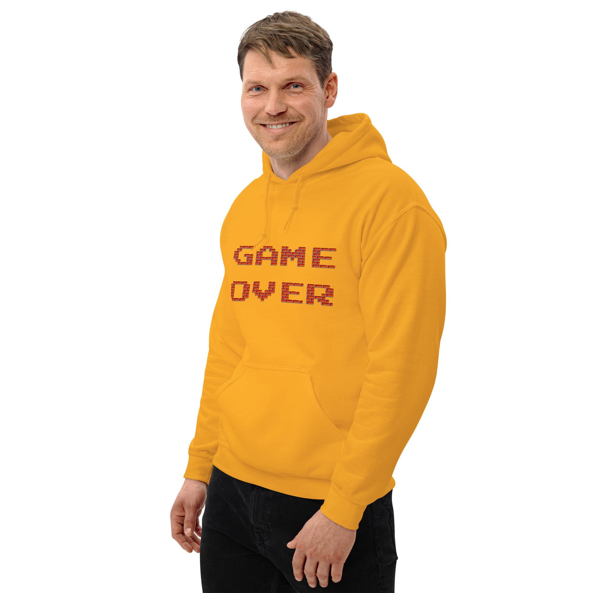 Sudadera Invierno con Capucha Unisex Game Over Ladrillos - Imagen 51